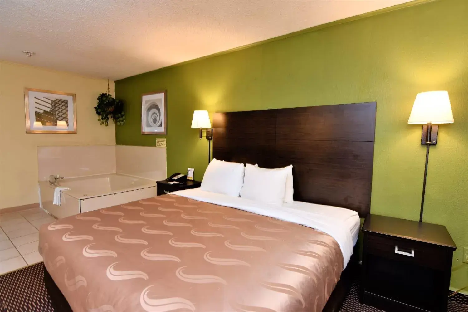 Bed in Rodeway Inn Harbison Area Bed in Rodeway Inn Harbison Area