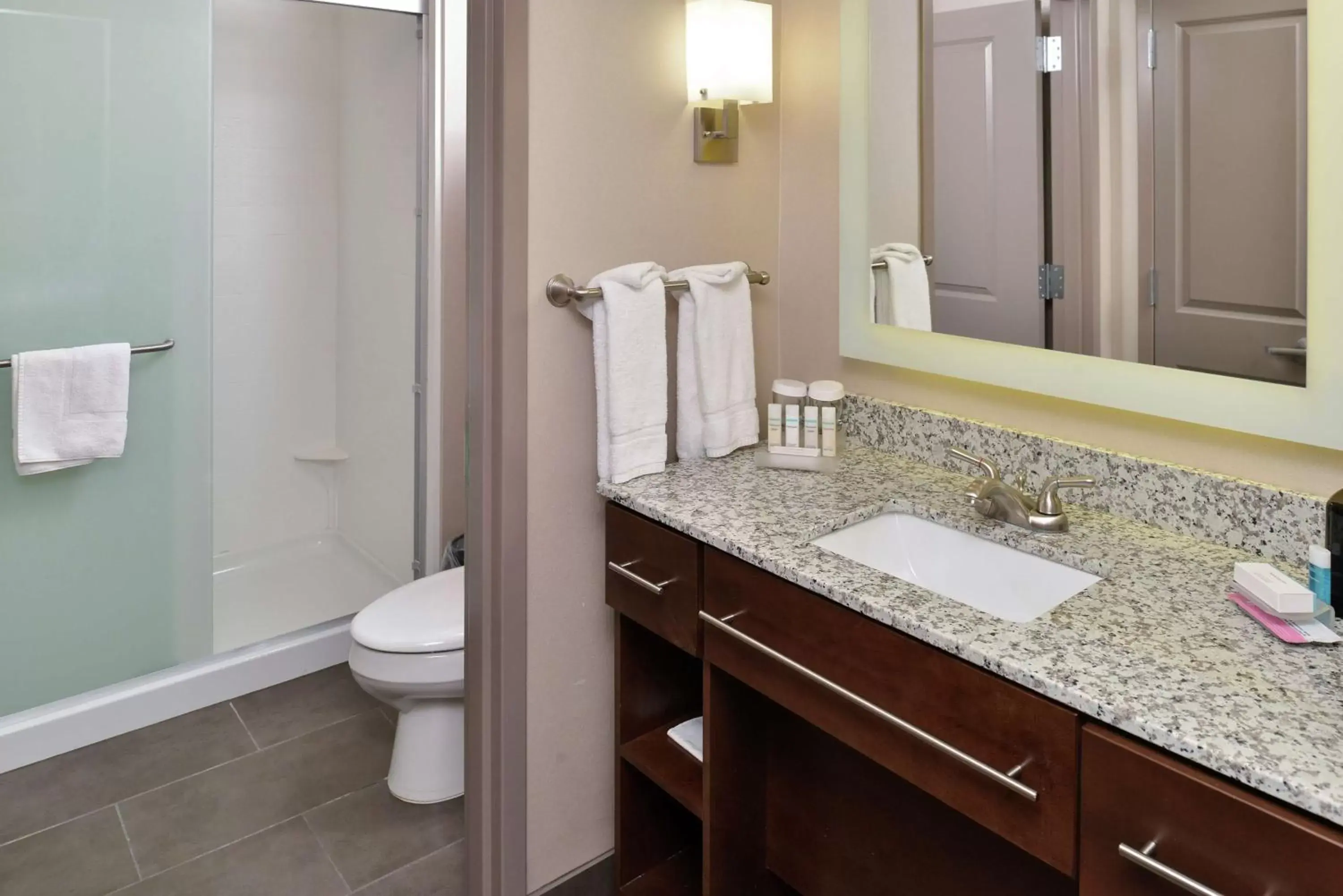 Bathroom in Homewood Suites by Hilton Cincinnati/Mason