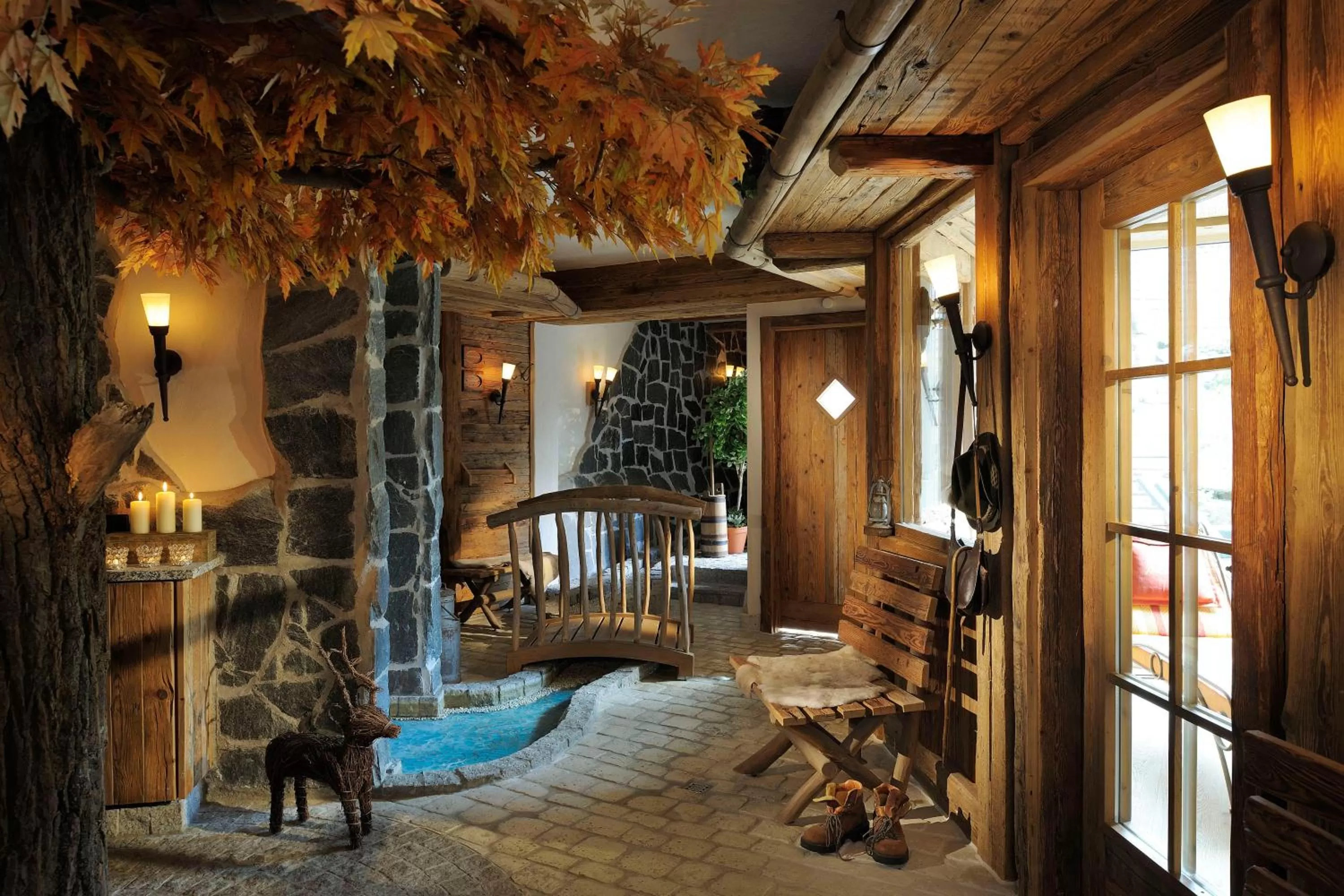 Sauna in Romantik Hotel Knippschild