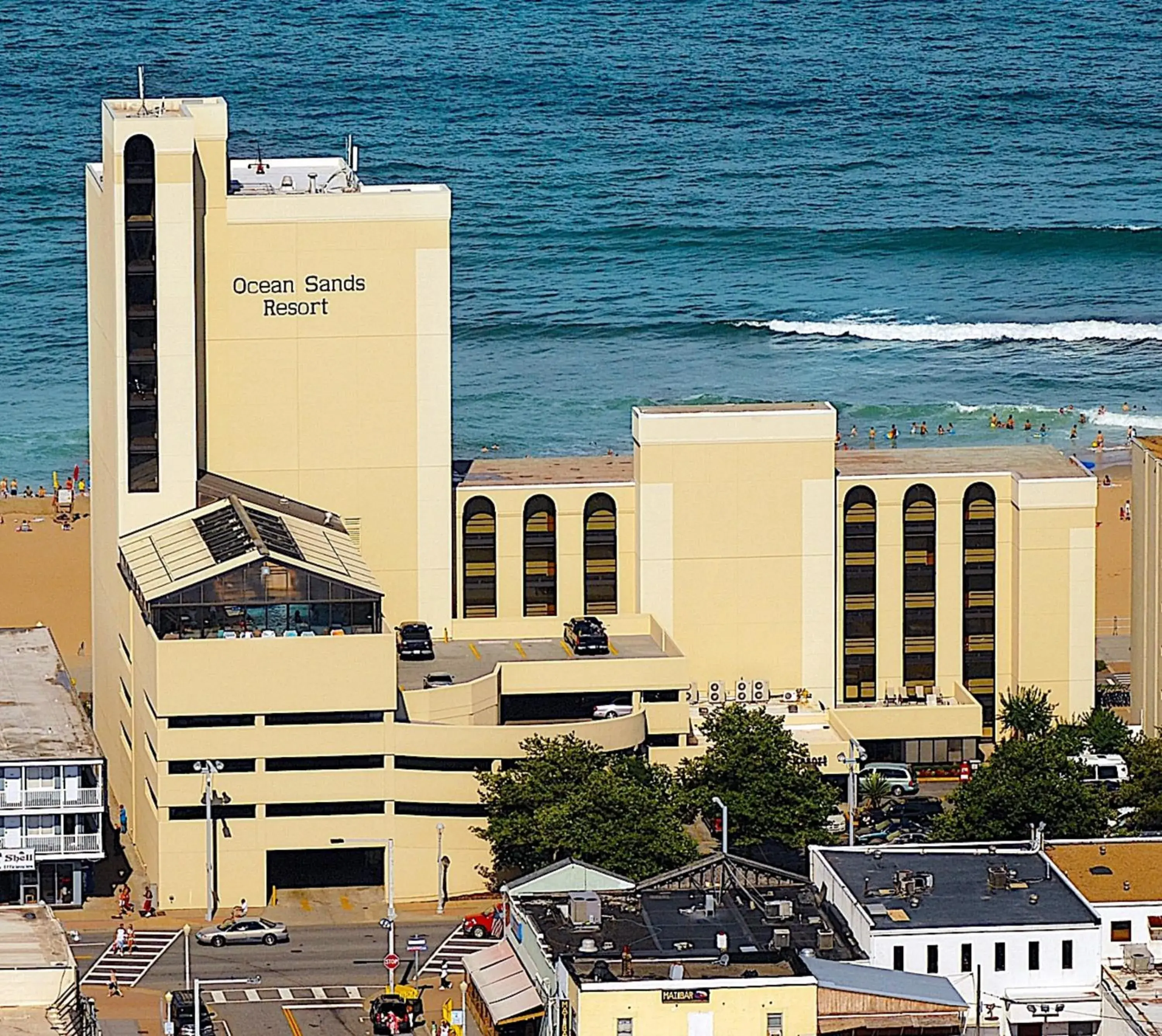 Bird's eye view, Property Building in Ocean Sands Resort