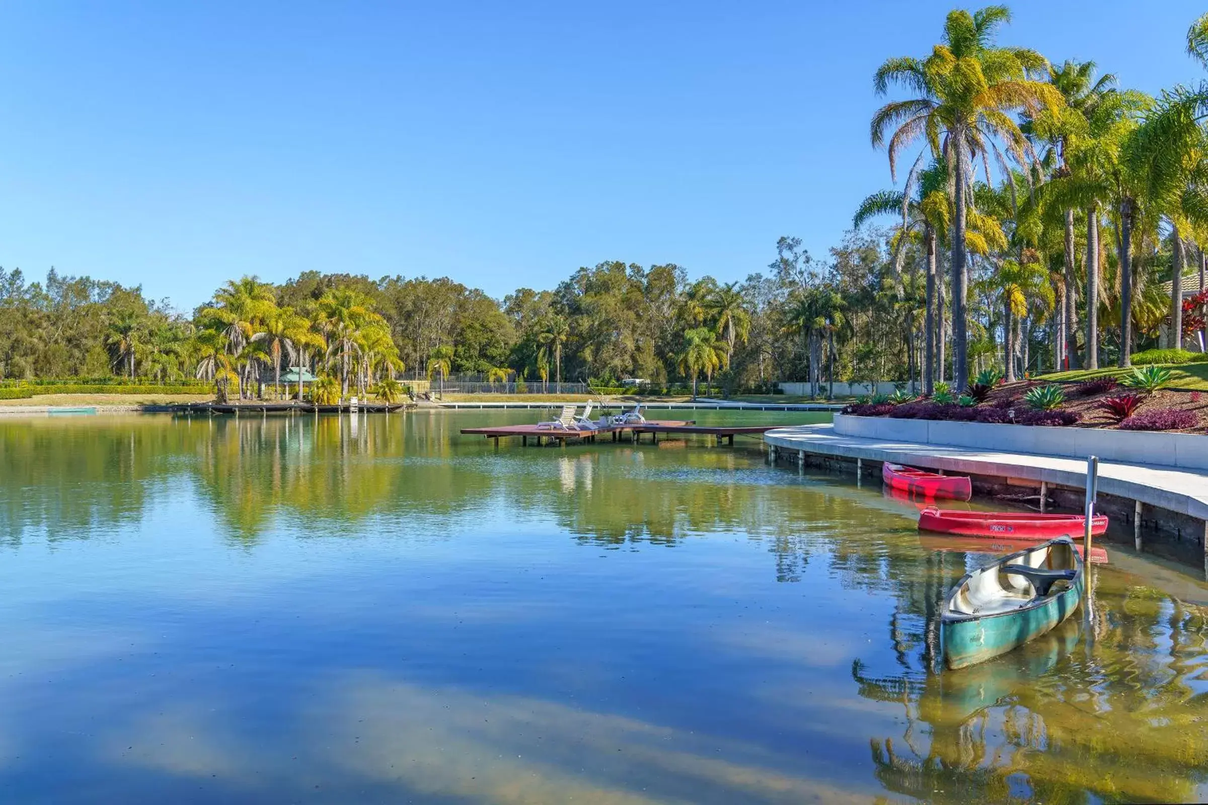 Lake view in ULTIQA Village Resort