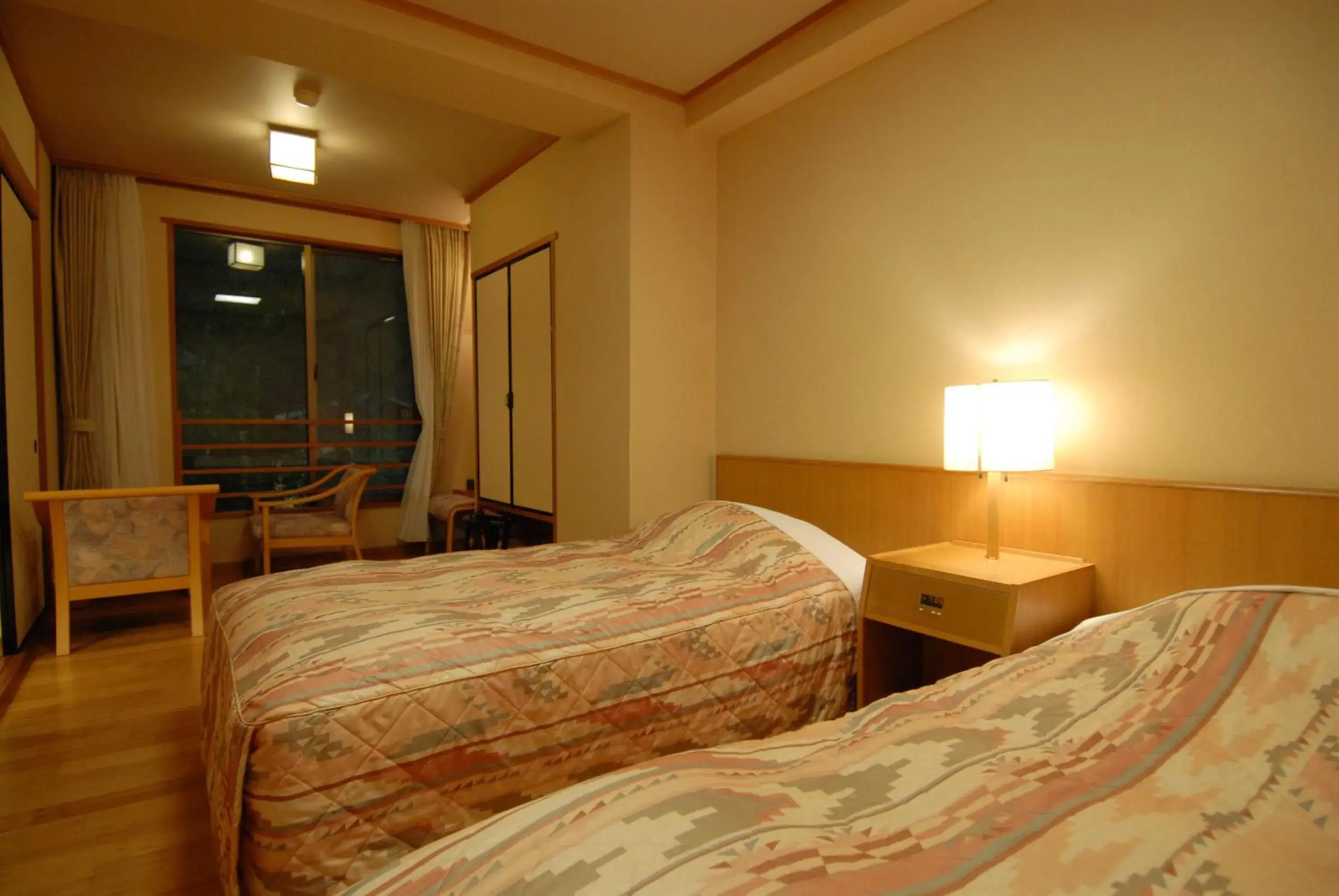 Photo of the whole room, Bed in Arima Onsen Taketoritei Maruyama Ryokan