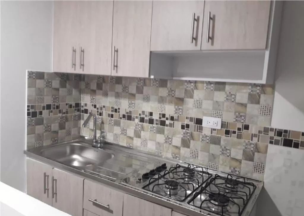 Kitchen or kitchenette in Hotel Residencias la CH