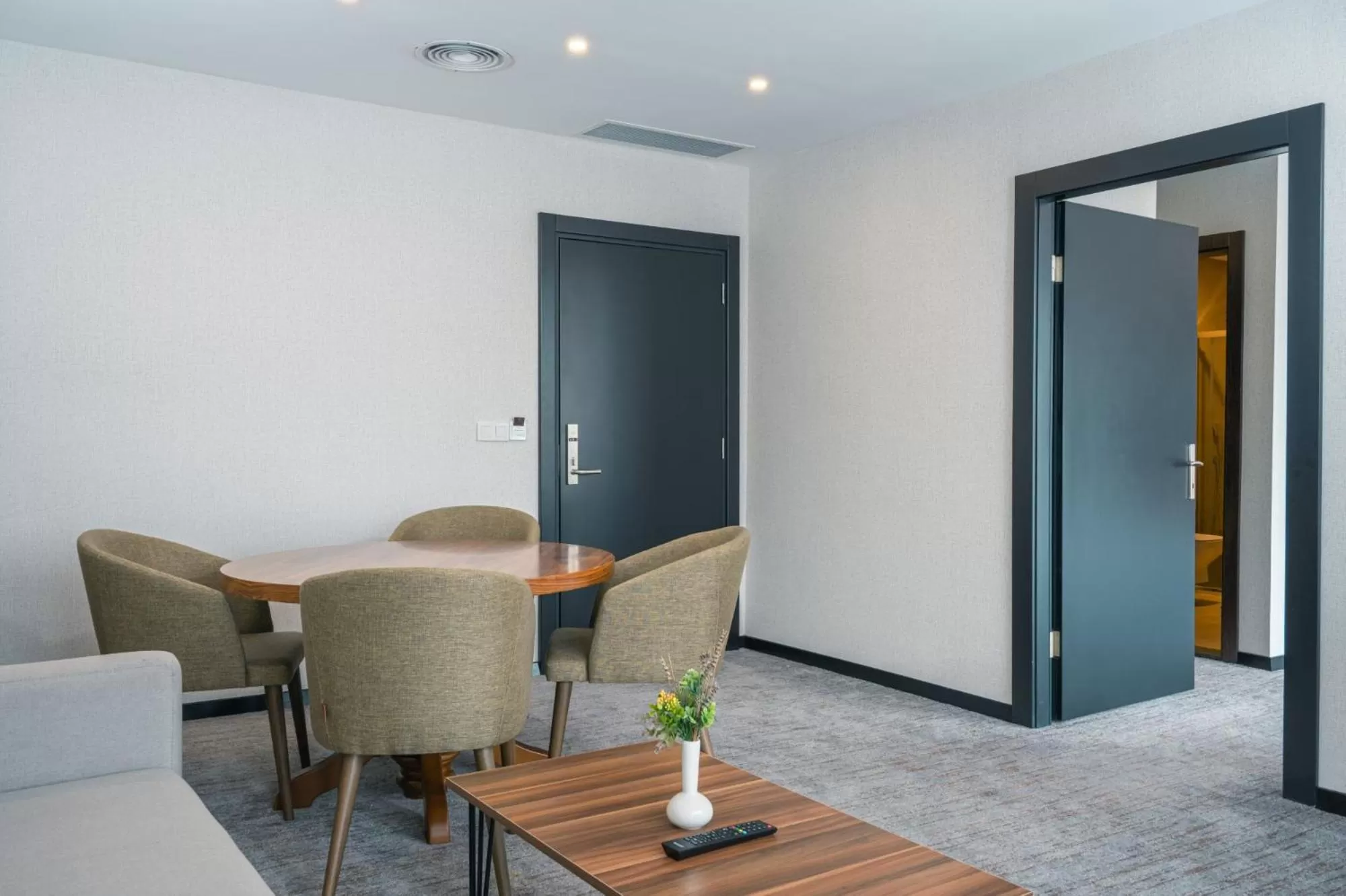 Living room in Leo Suites