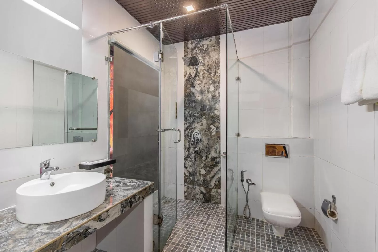 Shower, Bathroom in Country Inn Maple Resort Chail