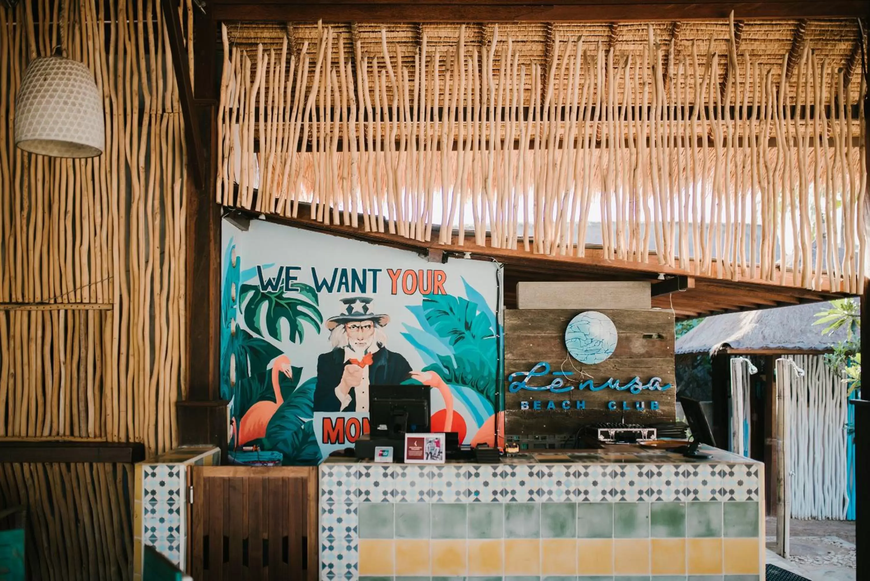 Lounge or bar in Le Nusa Beach Club