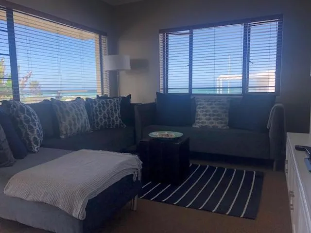 Living room in Palm Beach Guesthouse