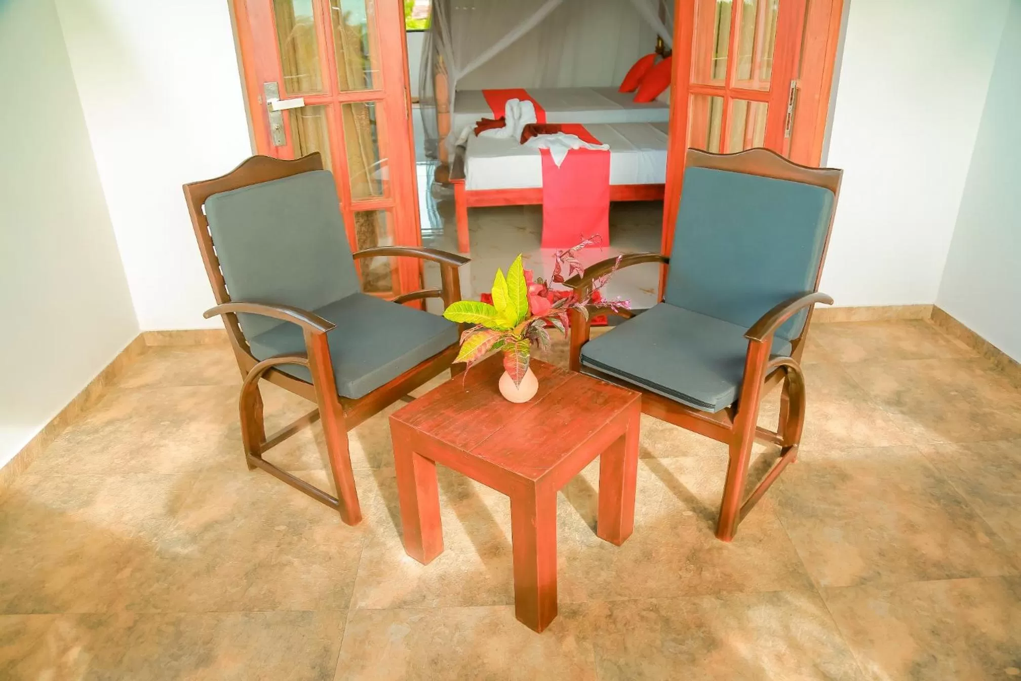 Patio in Chami Villa Bentota