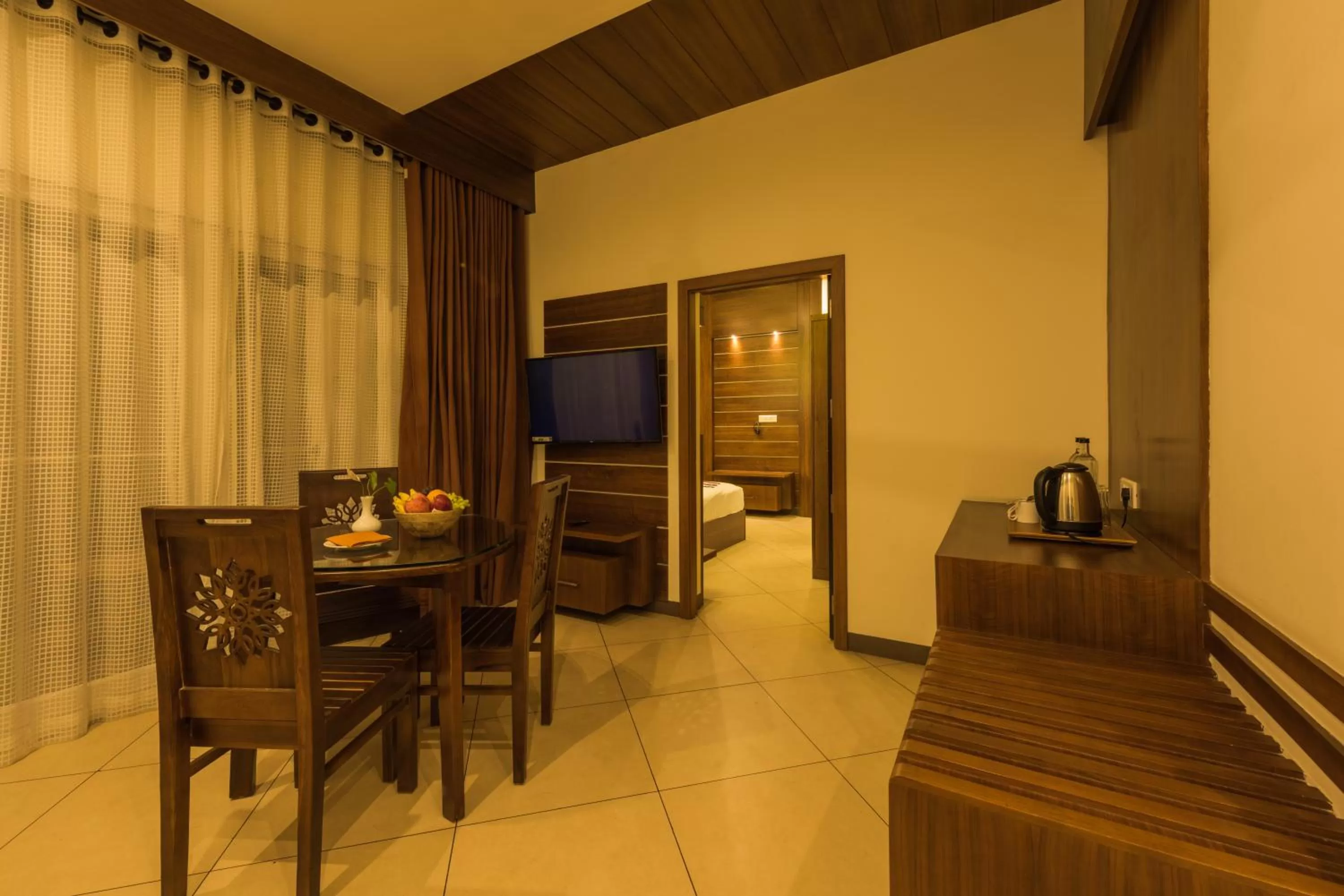 Living room in Trivers Resort Munnar