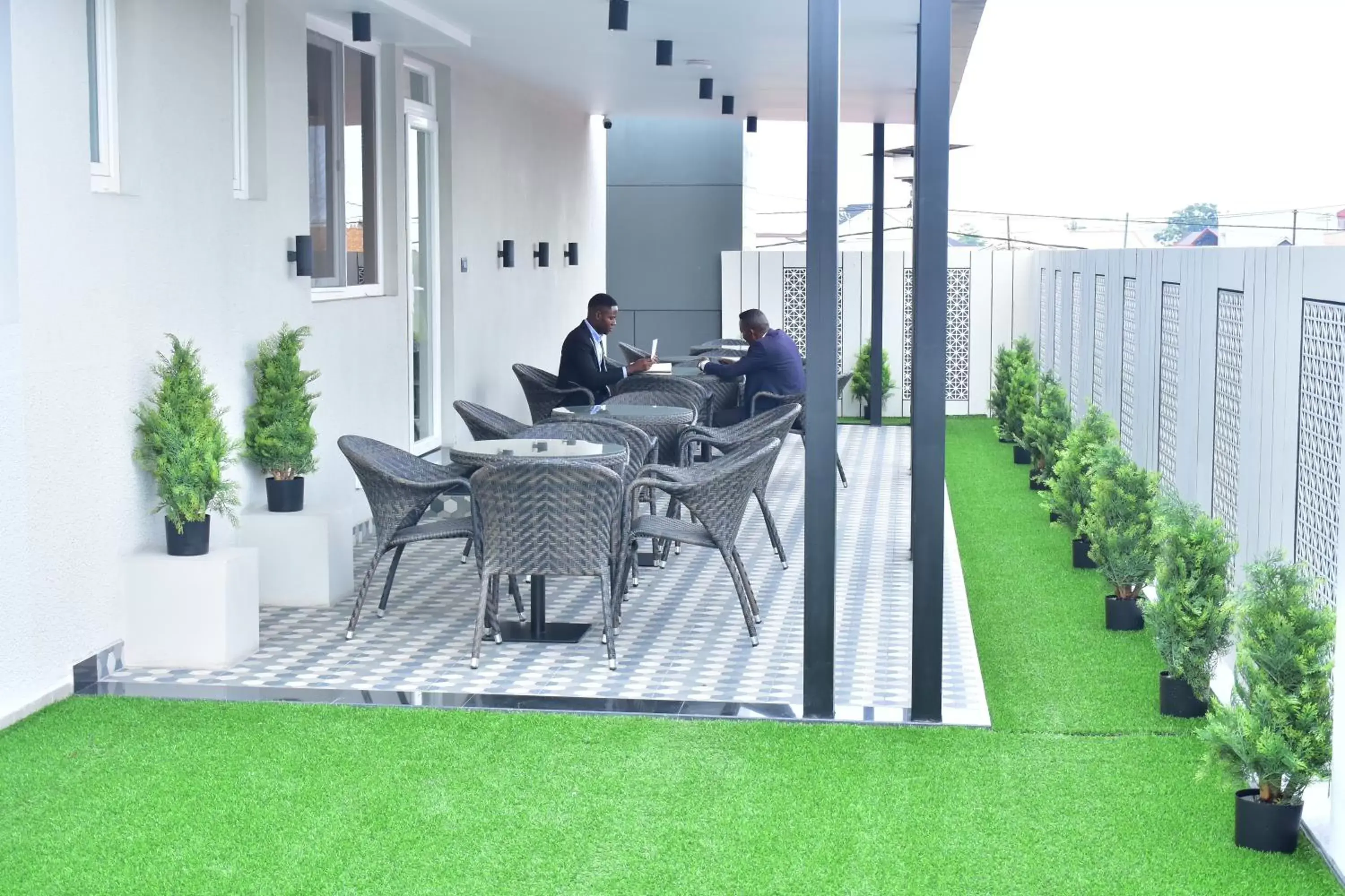 Garden view in Hotel Stella Garden view in Hotel Stella