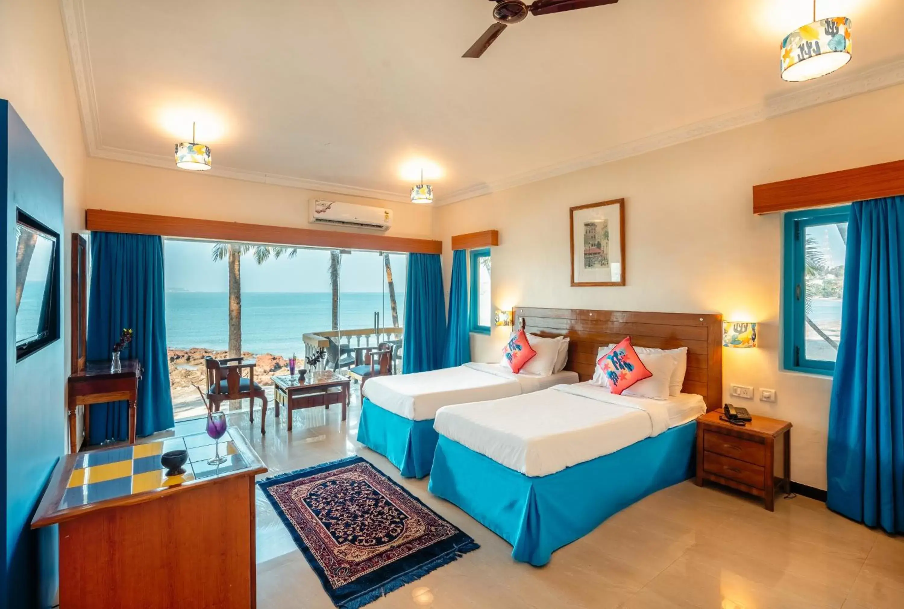 Bedroom in Bambolim Beach Resort