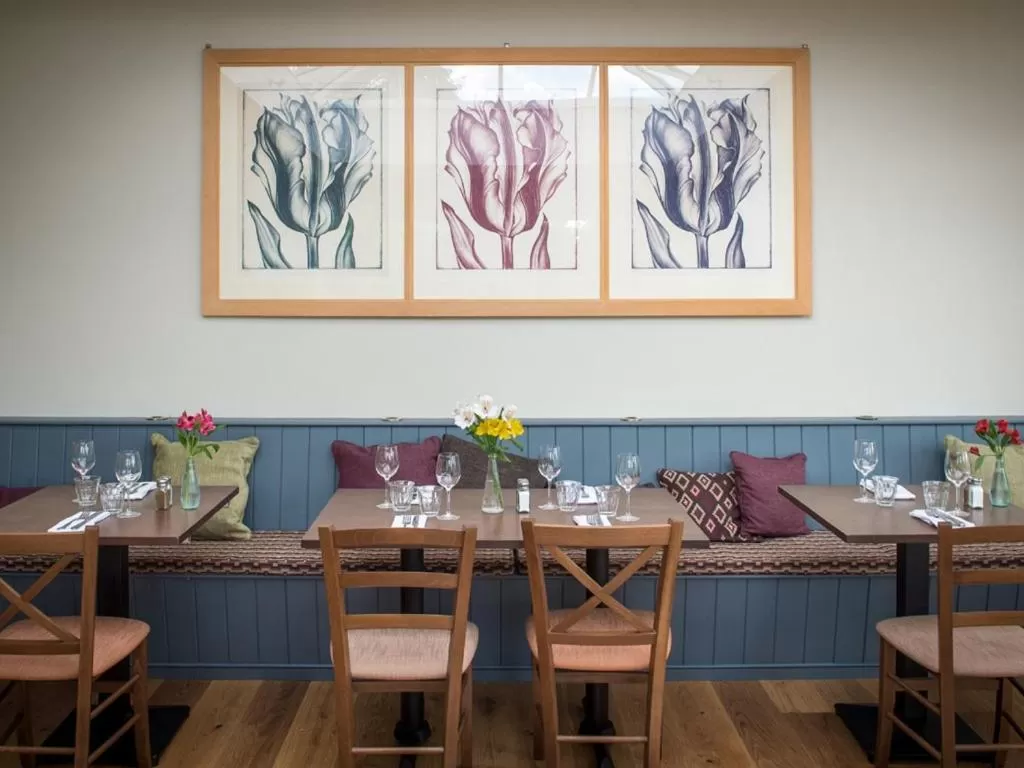 Dining area in The Cliffe at Dinham