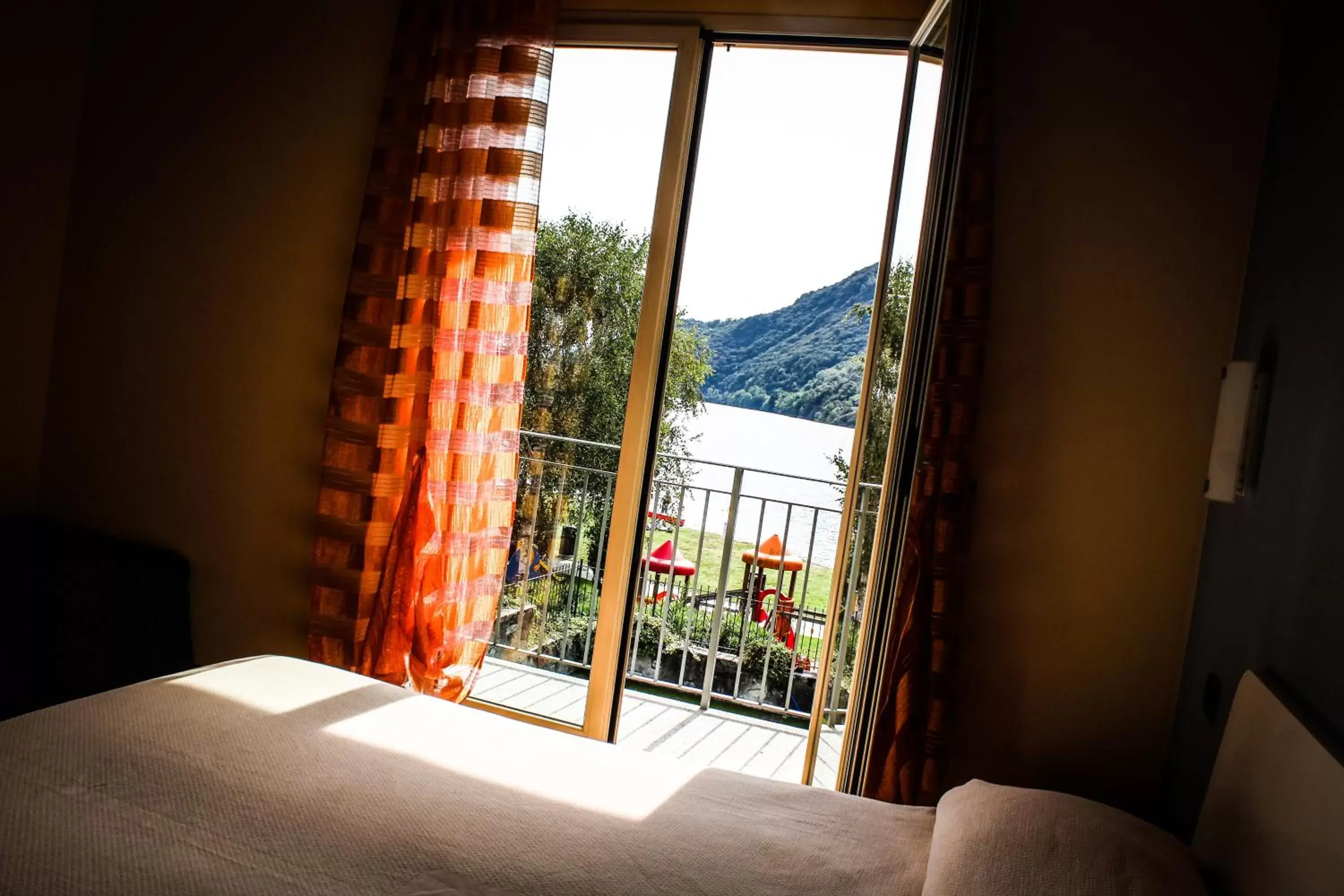 Bedroom, Balcony/Terrace in Hotel Ristorante La Quartina