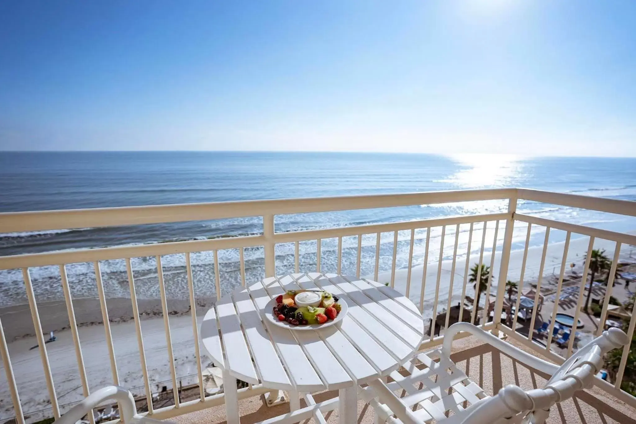 Patio, Sea View in The Shores Resort & Spa