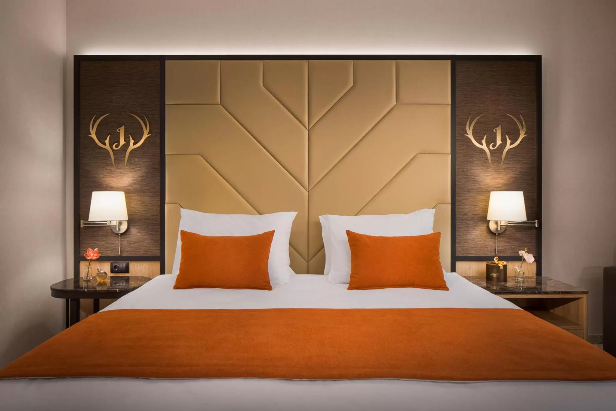 Bed in Hotel Jägerhof