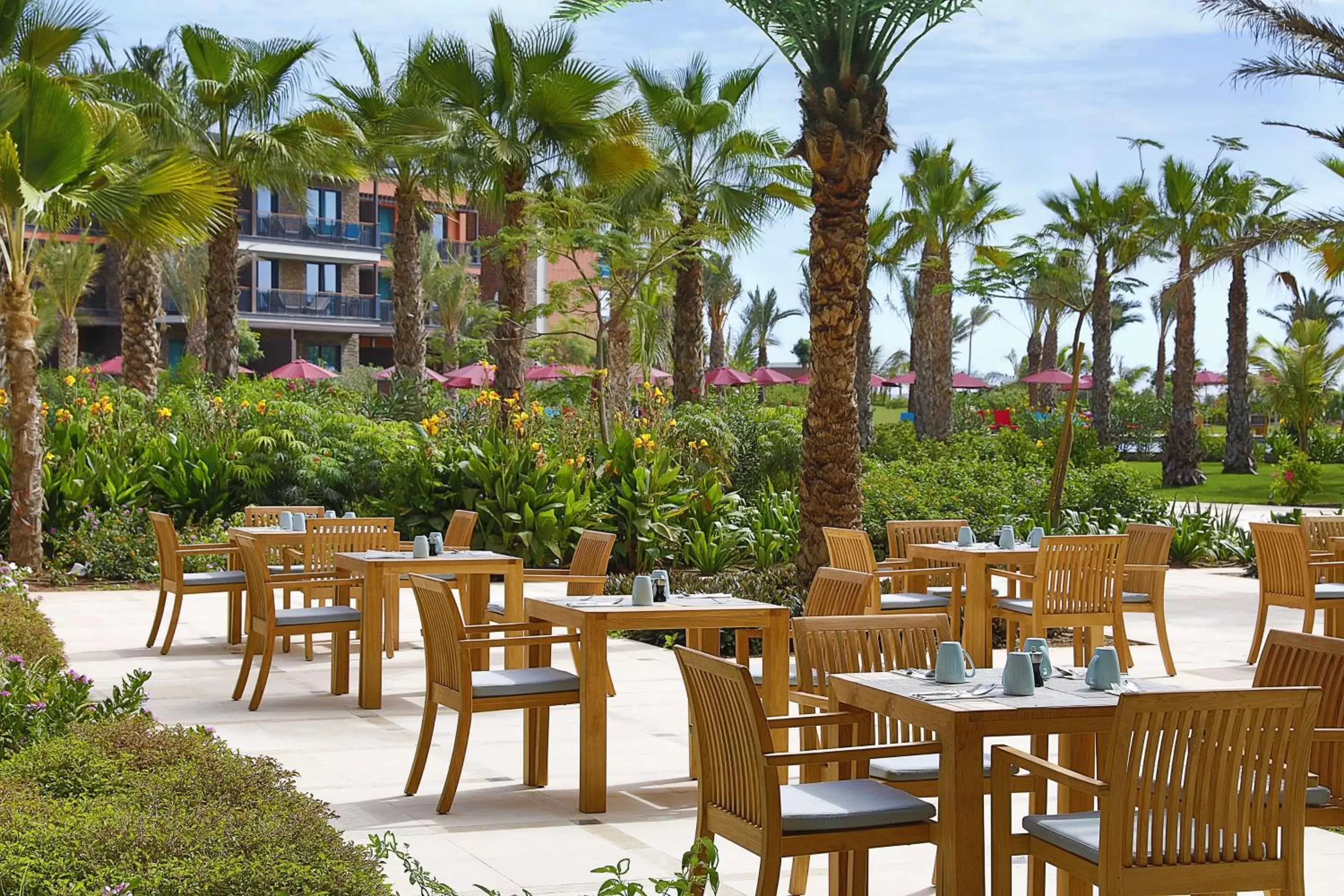 Patio, Restaurant/Places to Eat in Hilton Cabo Verde Sal Resort