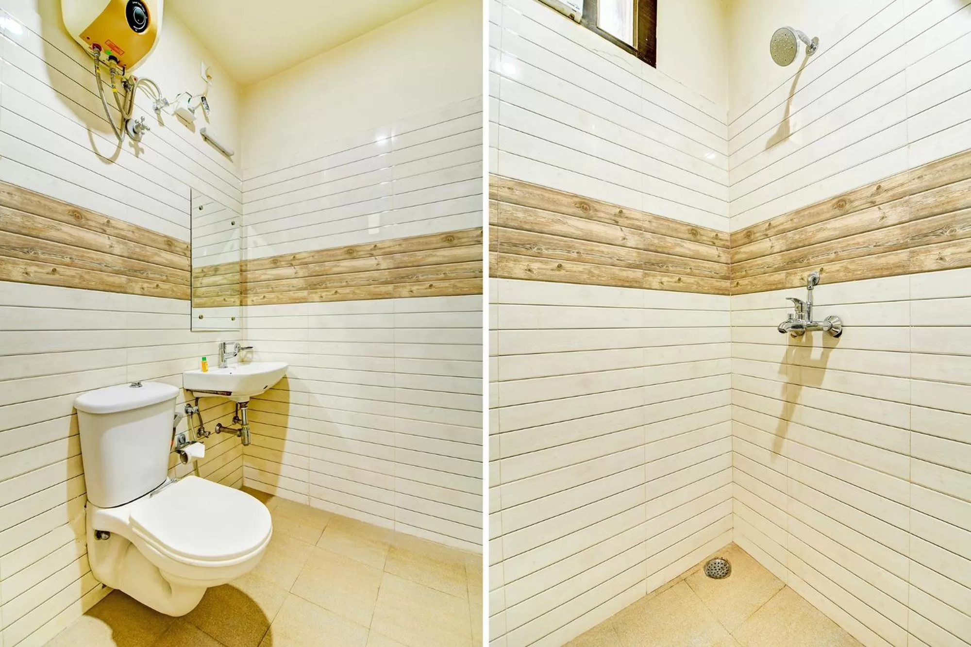 Bathroom in FabHotel Solitaire Inn Tilak Nagar