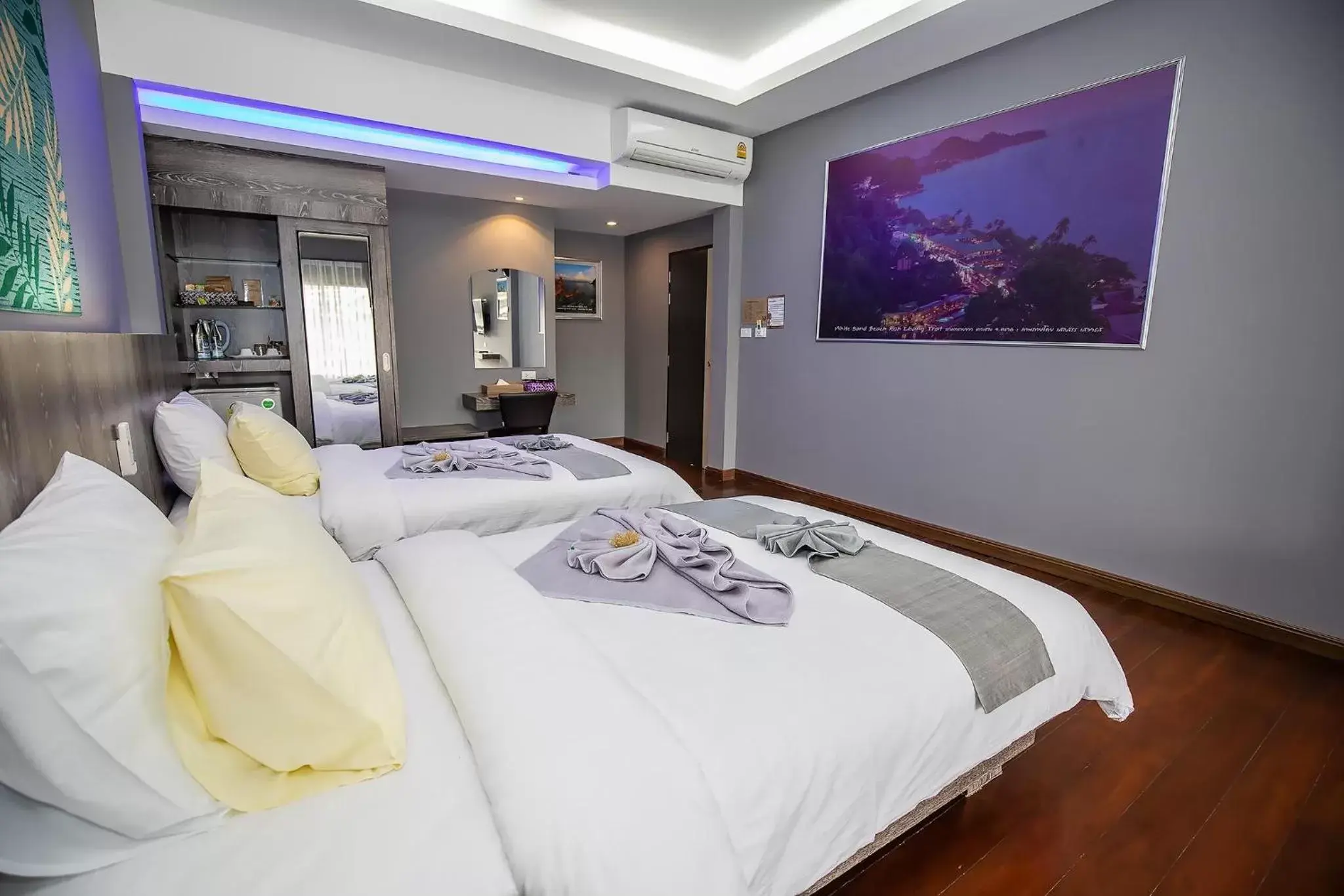 Bed in Banpu Resort Trat