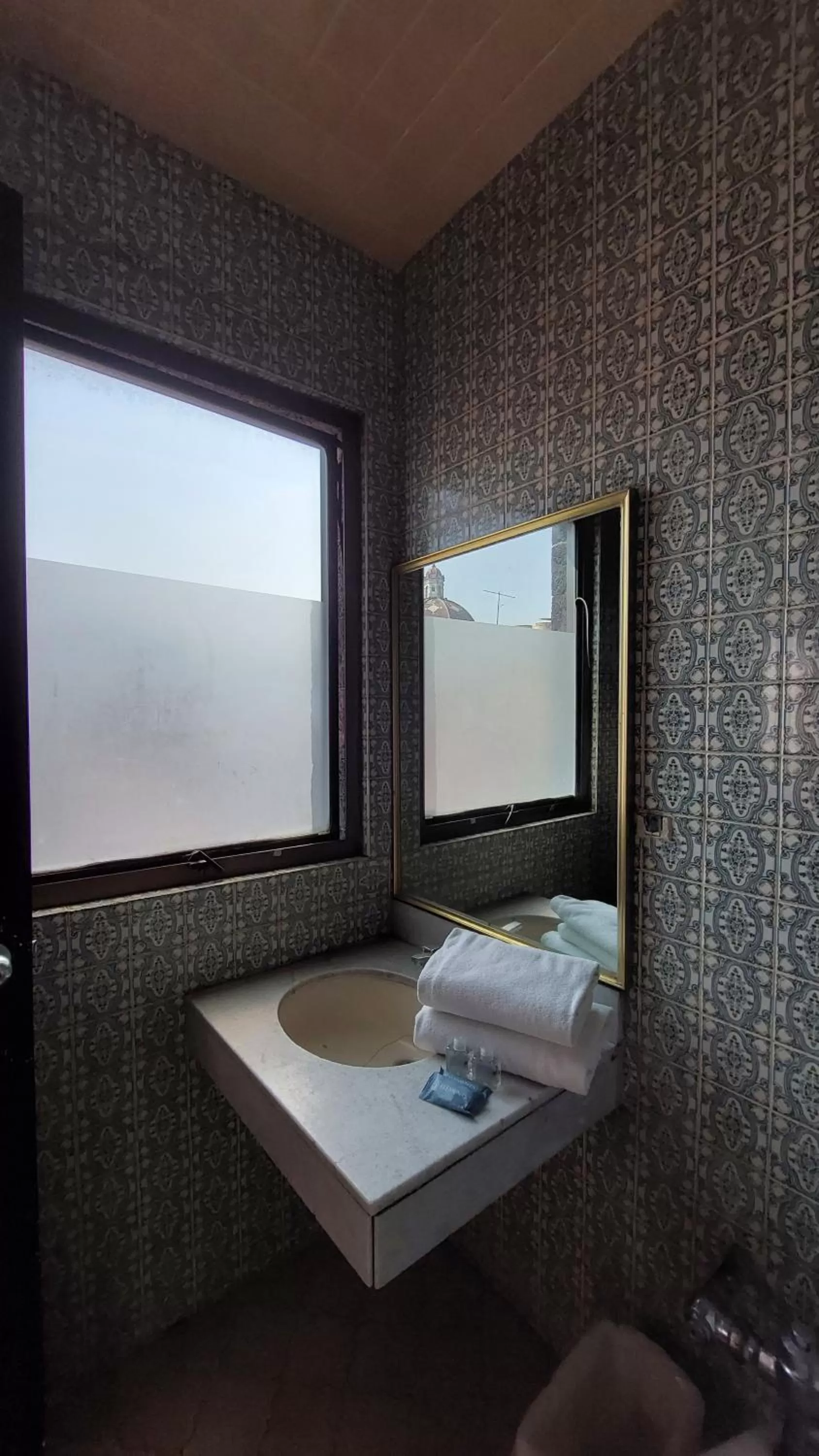 Bathroom, Bed in Residencias Señorial