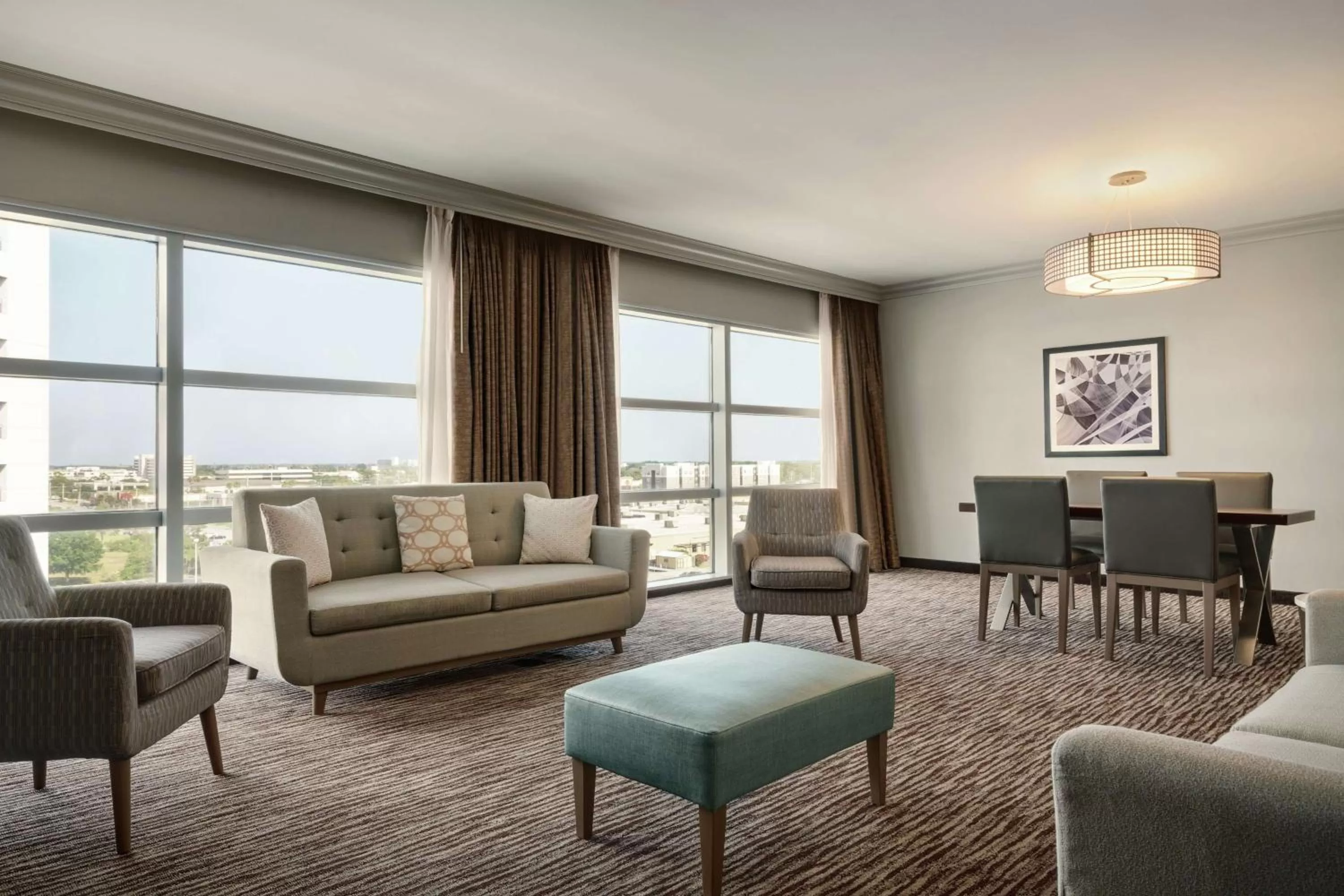 Living room in Hilton Melbourne, FL