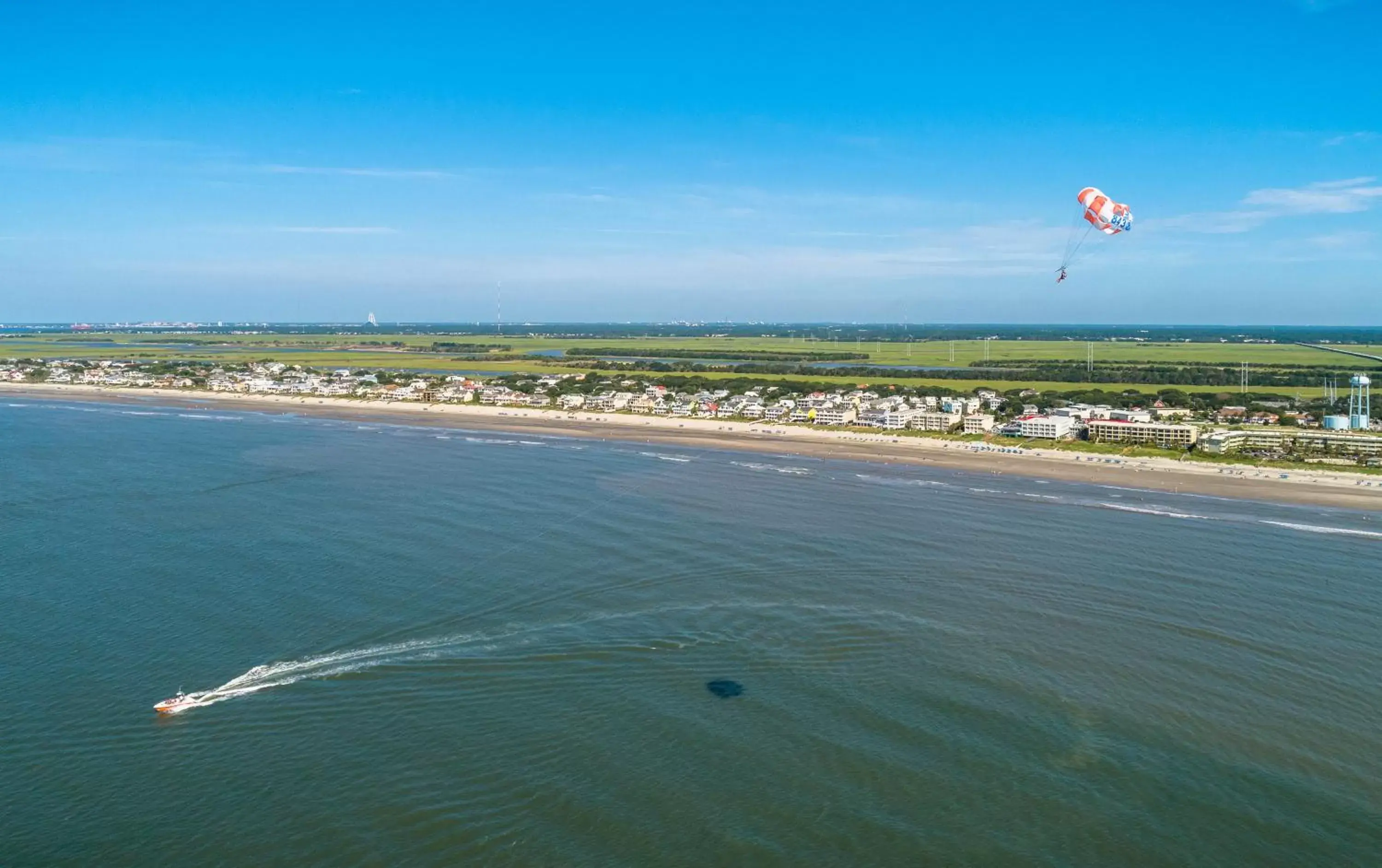 Natural landscape, Bird's-eye View in The Palms Oceanfront Hotel