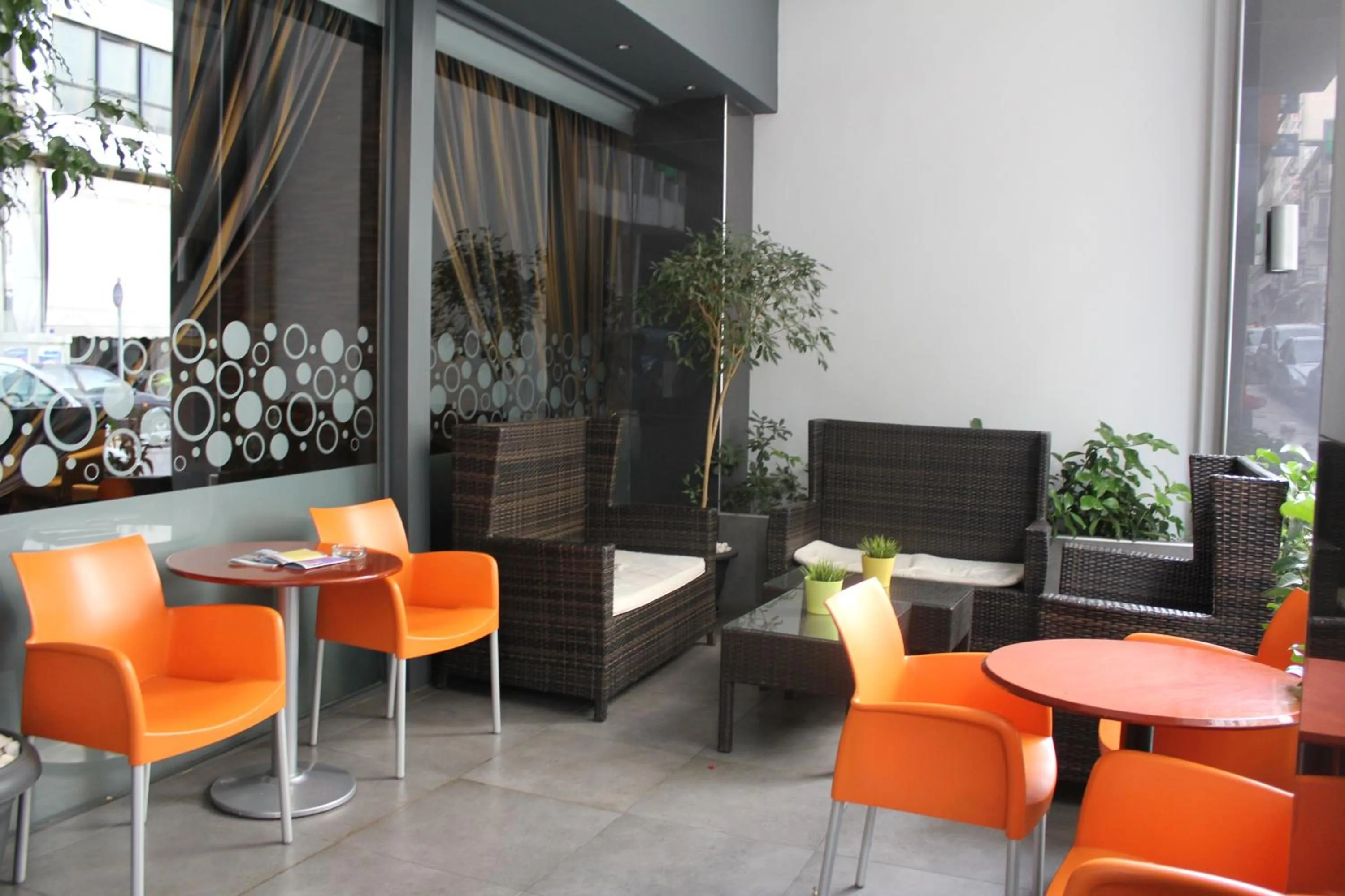 Patio in Athens Choice Hotel