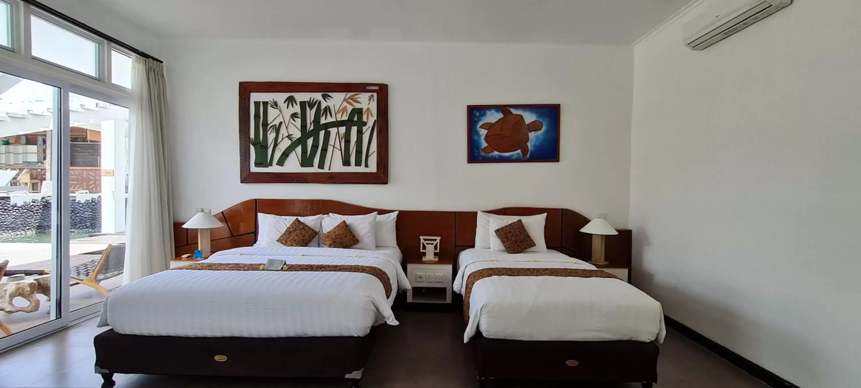 Bedroom, Bed in The Trawangan Resort