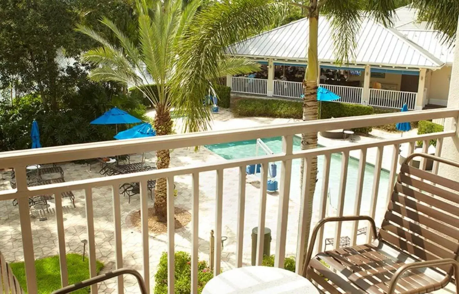 Balcony/Terrace, Pool View in Trianon Bonita Bay Hotel