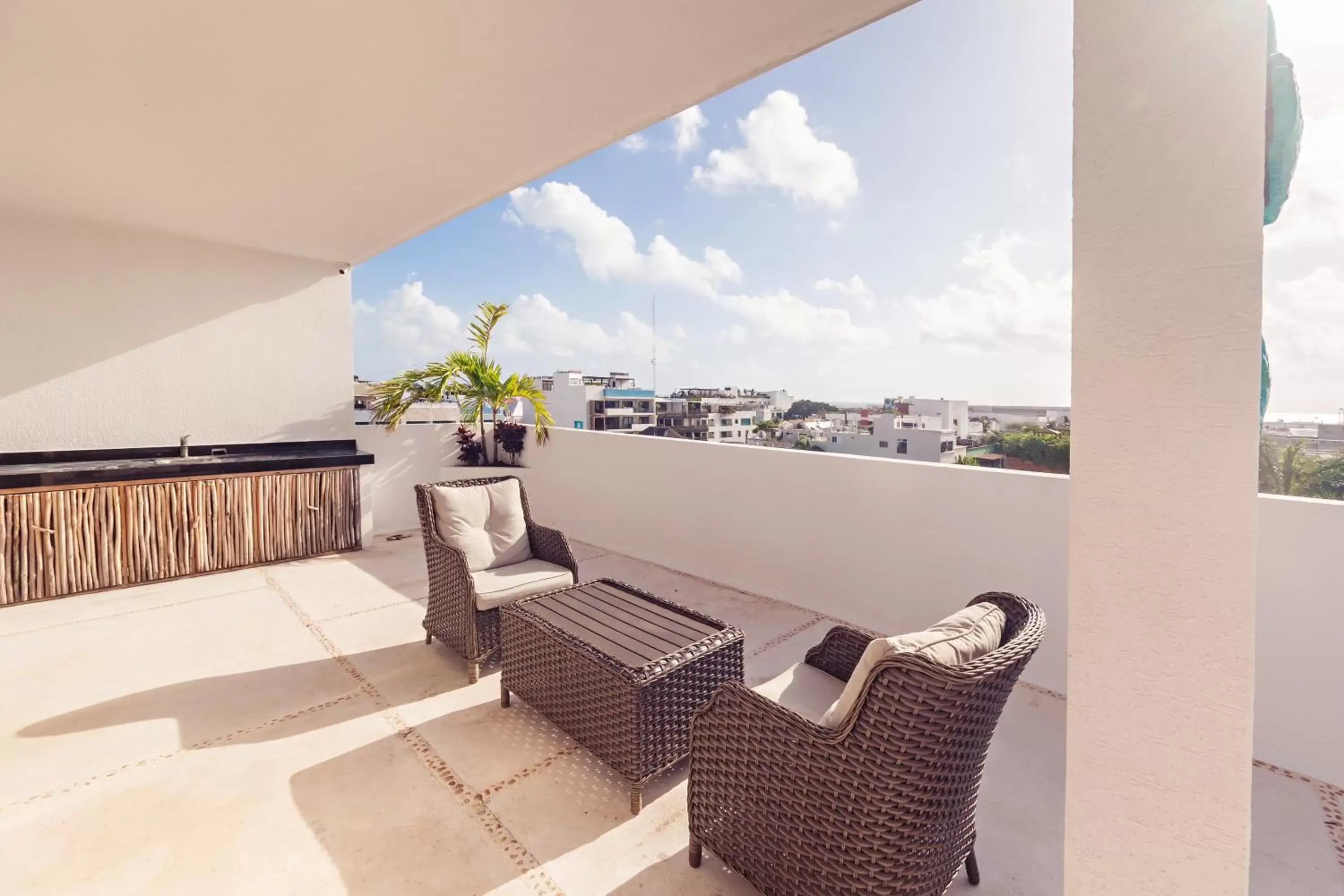 Balcony/Terrace in Mararena Condos by Nah Hotels