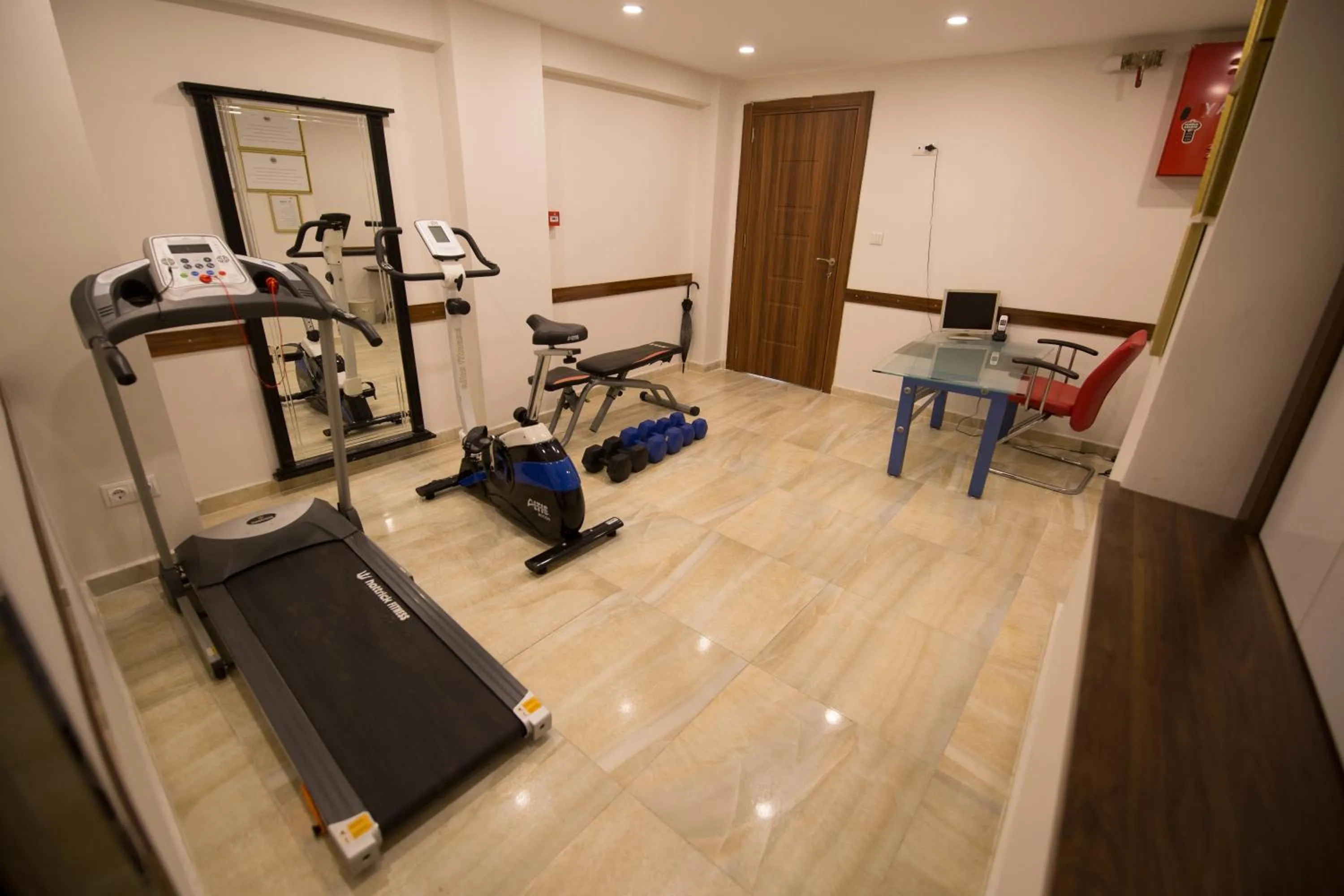 Fitness centre/facilities in Ruba Palace Thermal Hotel