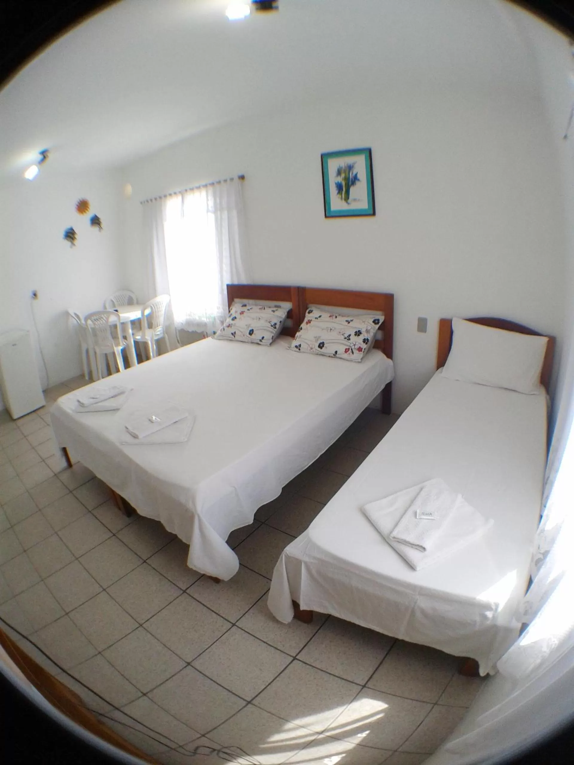 Bed in Pousada Milani