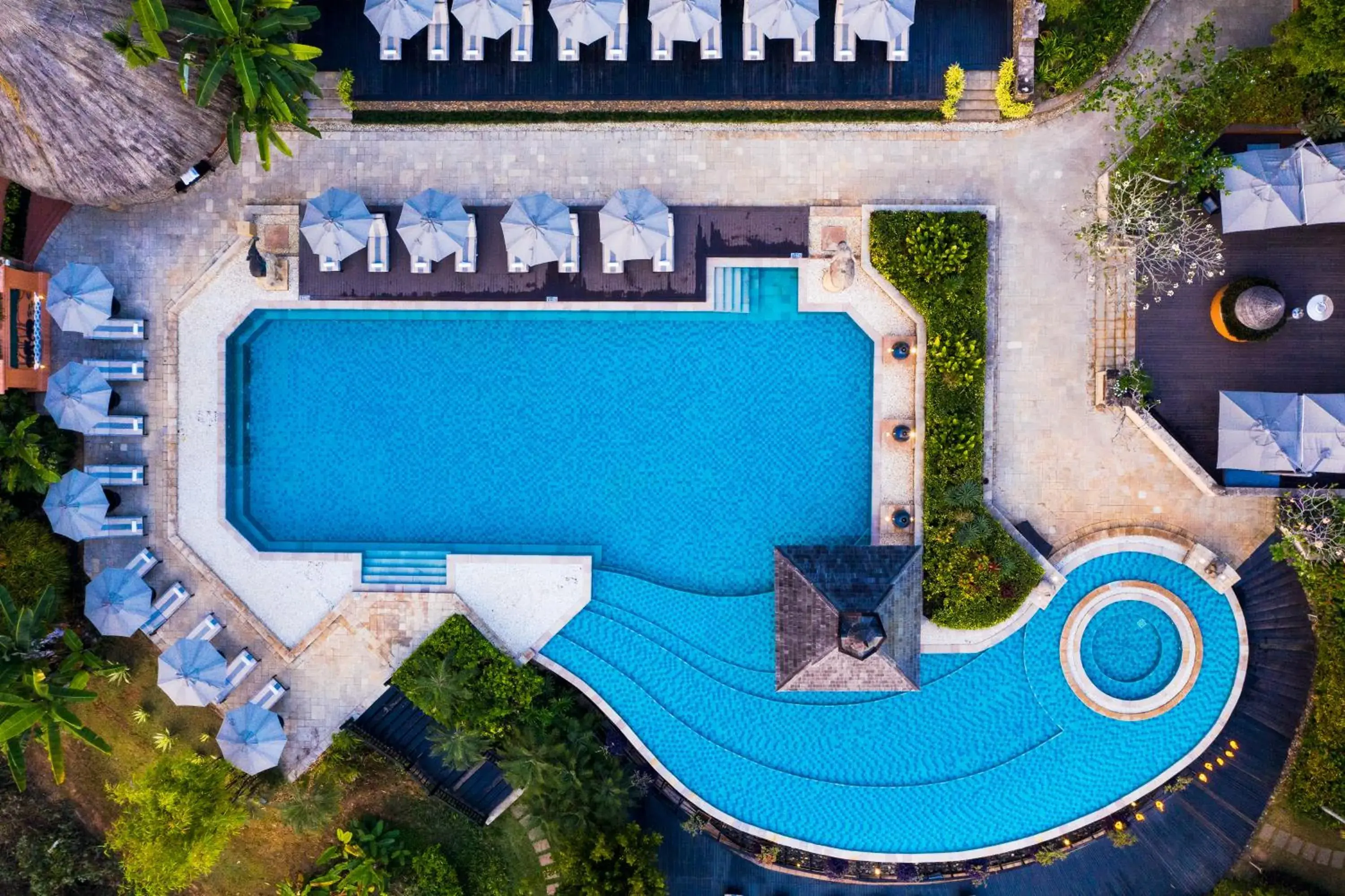 Swimming pool, Pool View in Anantara Golden Triangle Elephant Camp & Resort