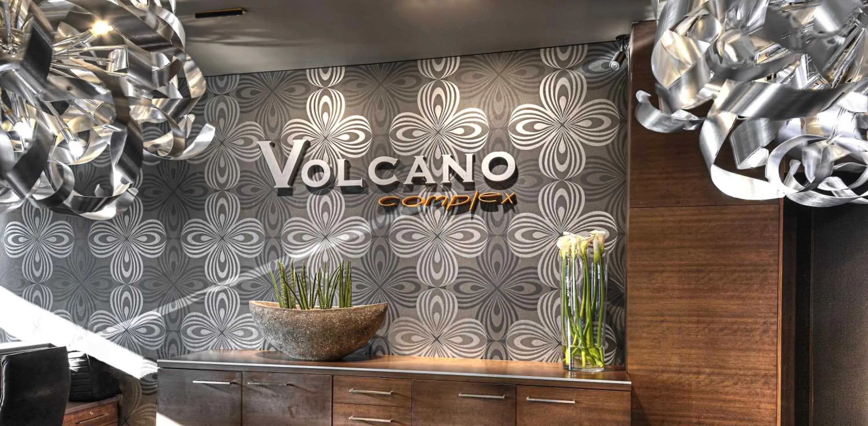 Lobby or reception in Volcano Spa Hotel