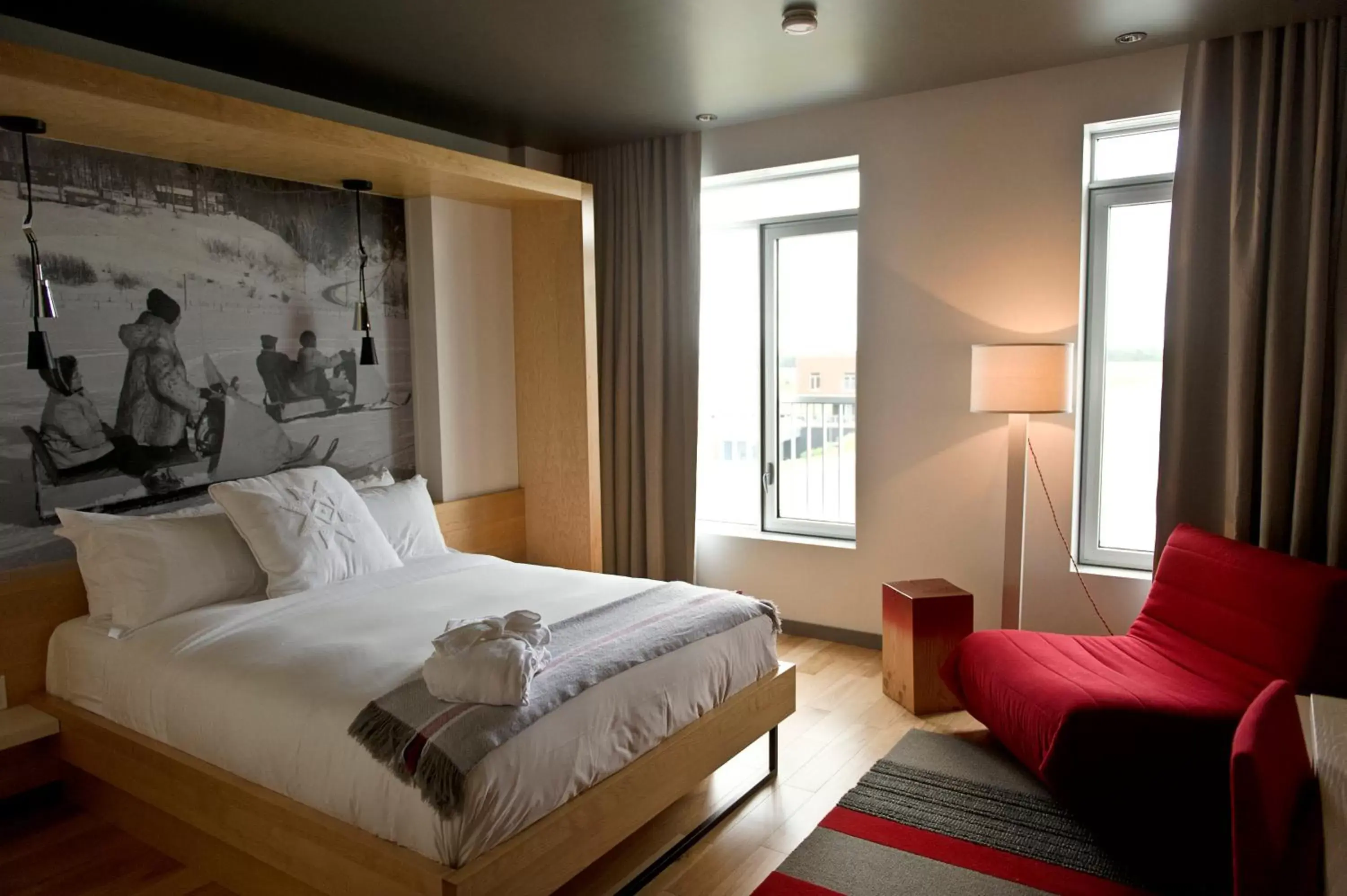 Bed in Hôtel & Spa Le Germain Charlevoix