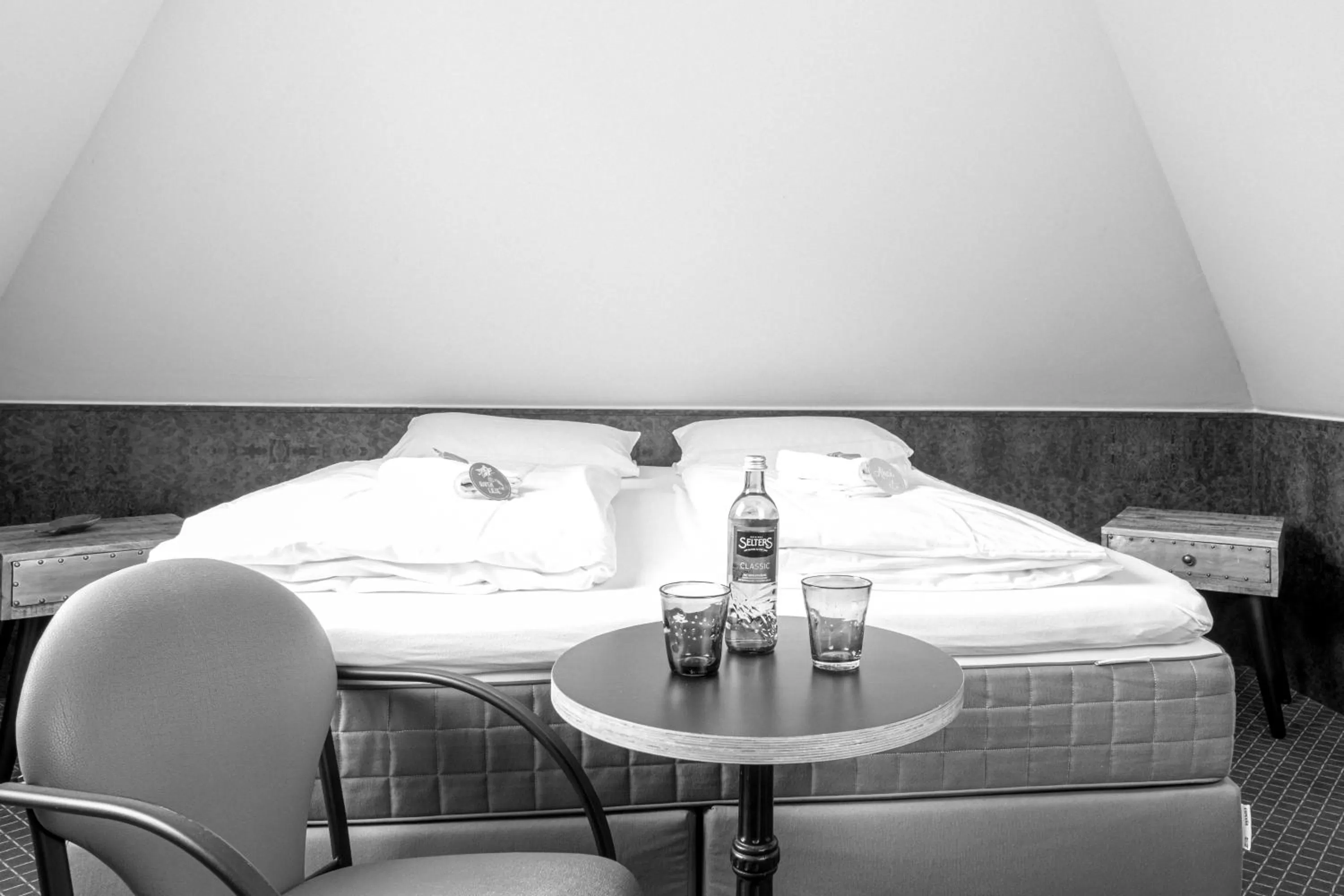 Bed in Hafen 17 Hotel Küche Bar