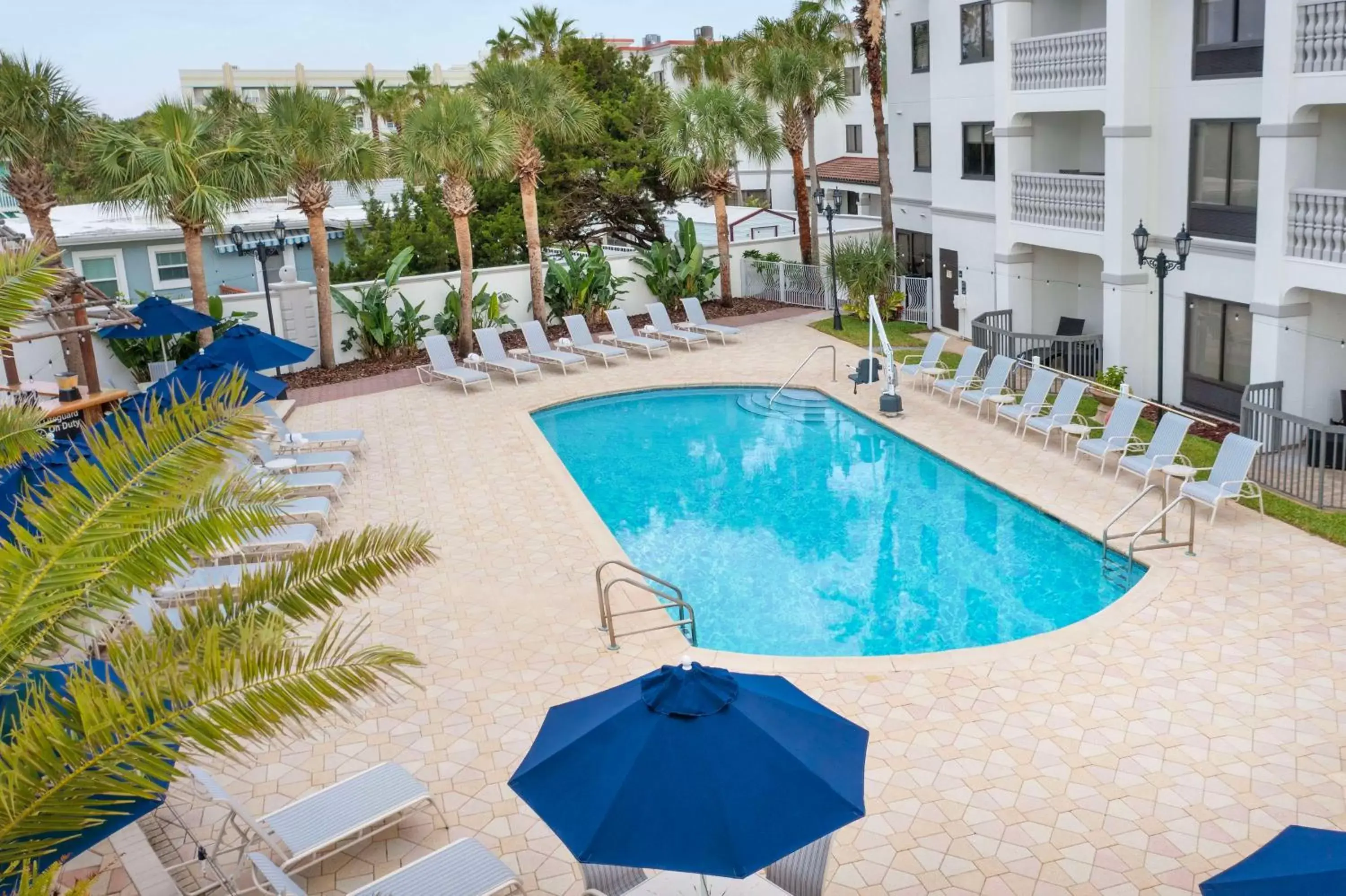 Pool View in Hampton Inn & Suites St. Augustine-Vilano Beach