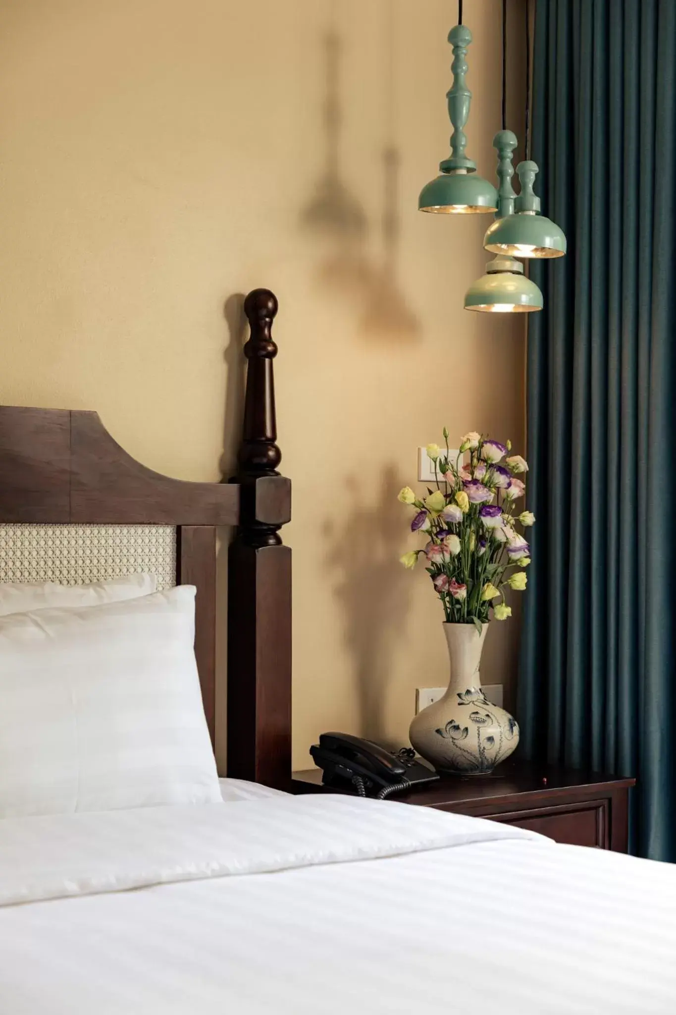 Bedroom, Bed in Hanoi Golden Lotus Aman Hotel Bedroom, Bed in Hanoi Golden Lotus Aman Hotel