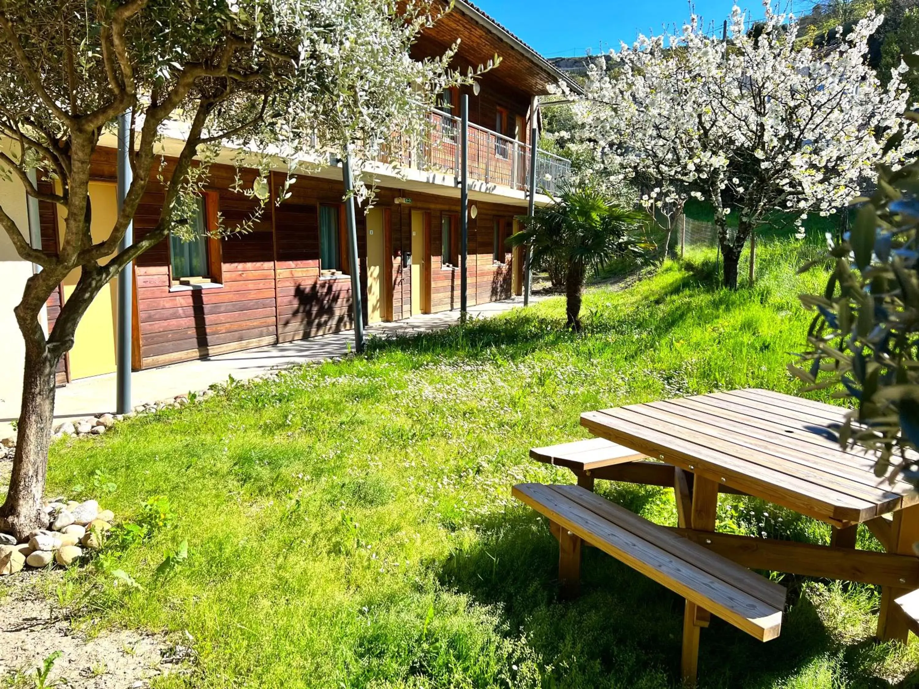 Garden in Hotel Le Vanséen