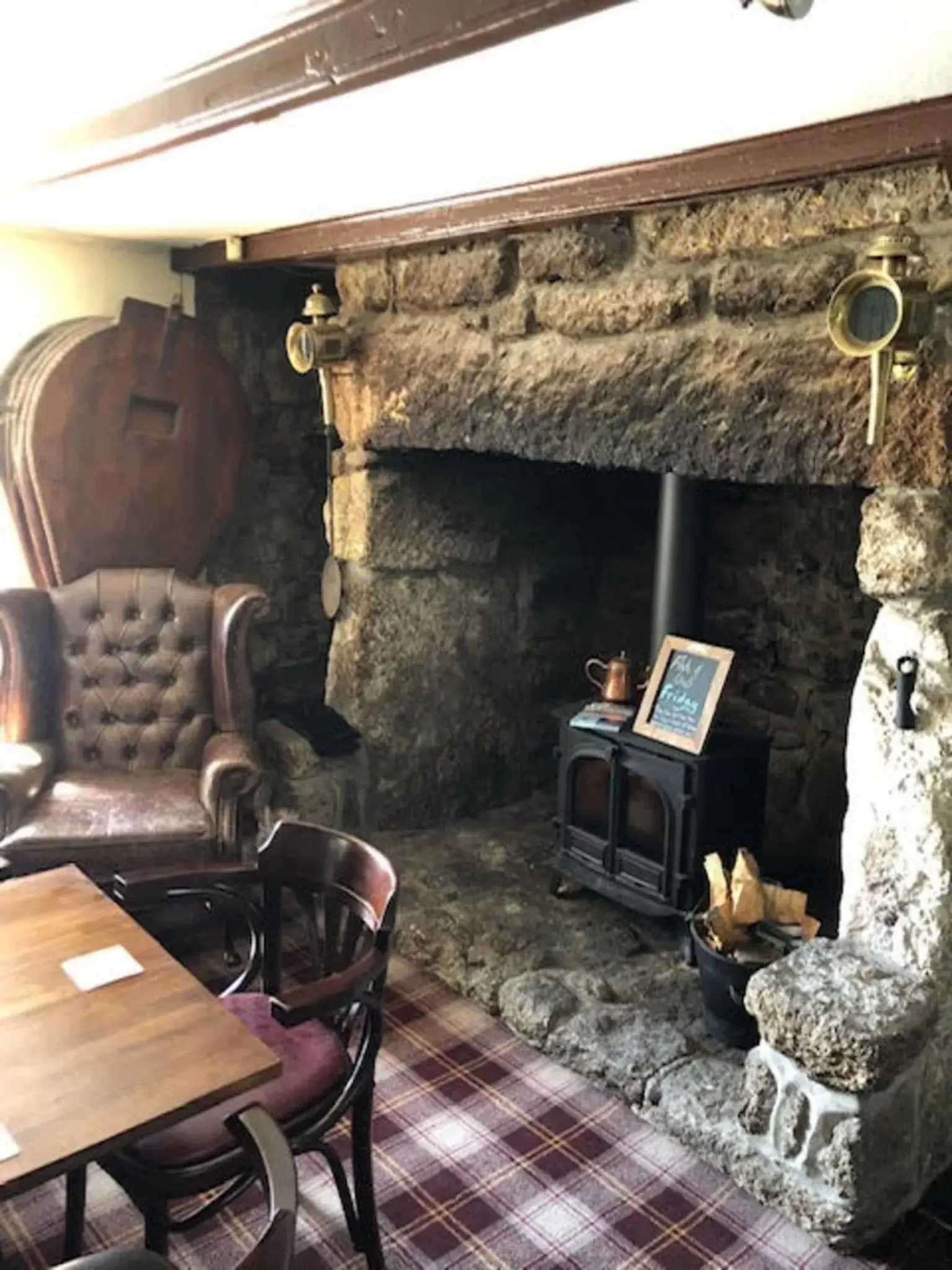 Dining area in the Engine Inn