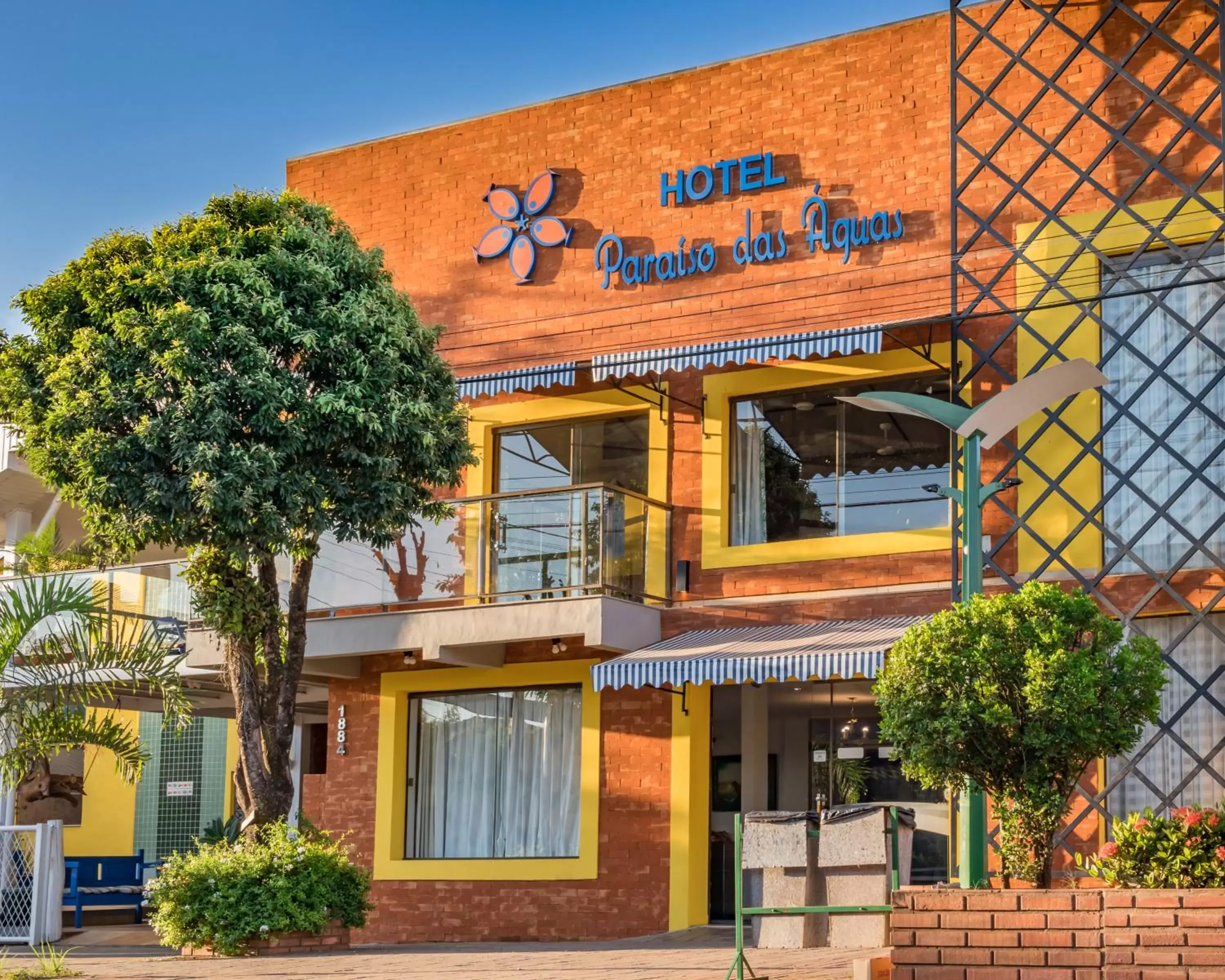 Property building in Hotel Paraíso das Águas Bonito Property building in Hotel Paraíso das Águas Bonito