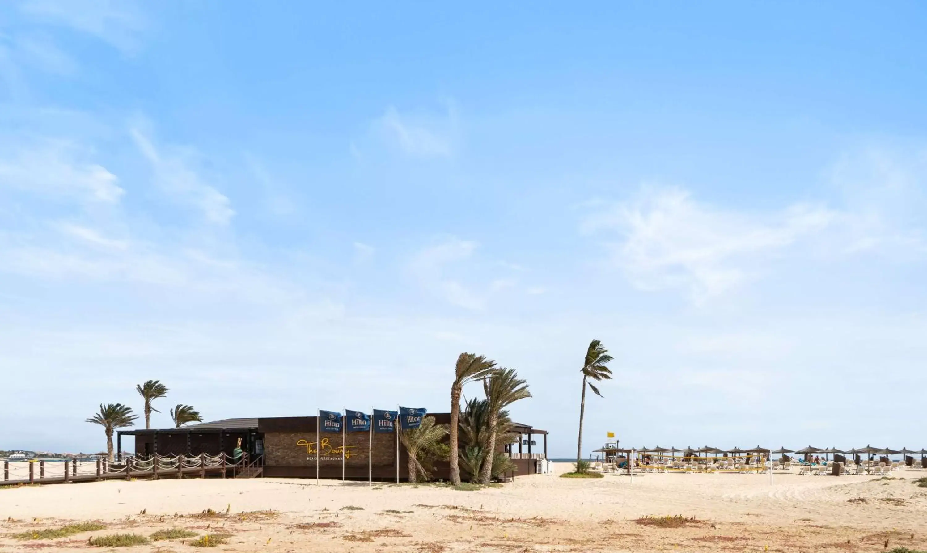 Restaurant/places to eat, Beach in Hilton Cabo Verde Sal Resort