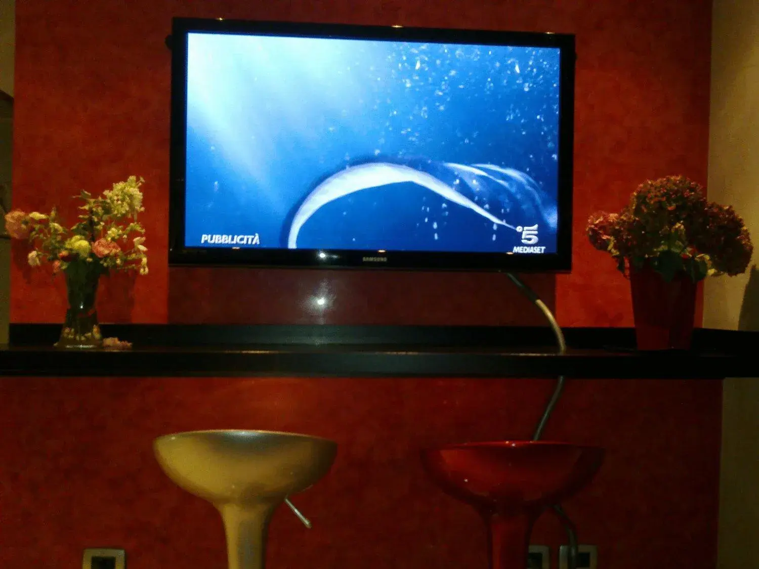 TV and multimedia, Bathroom in Hotel Susa