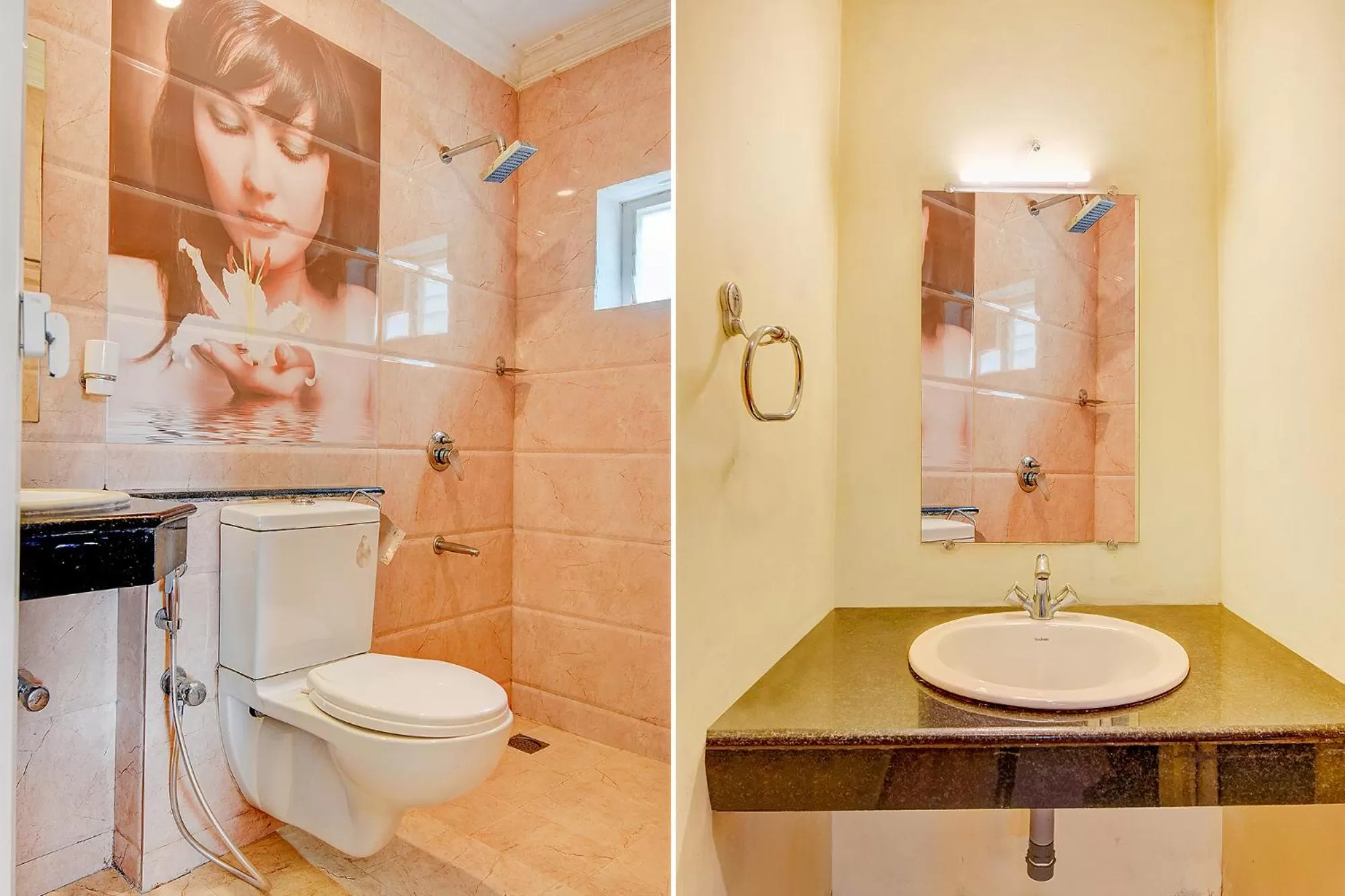 Bathroom in FabHotel Abirami Grand Inn - Nr Bryant Park