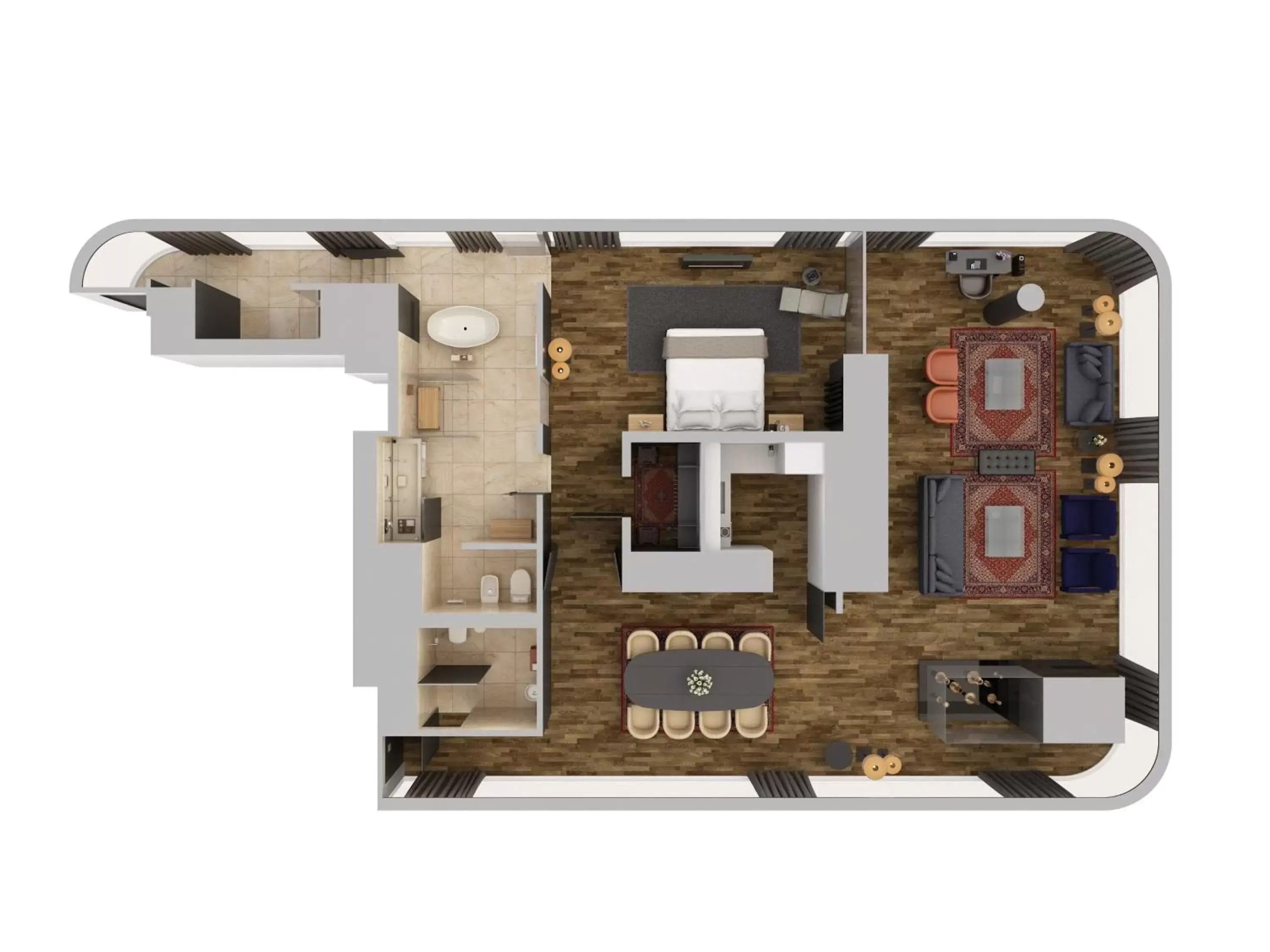 Floor Plan in Conservatorium Hotel