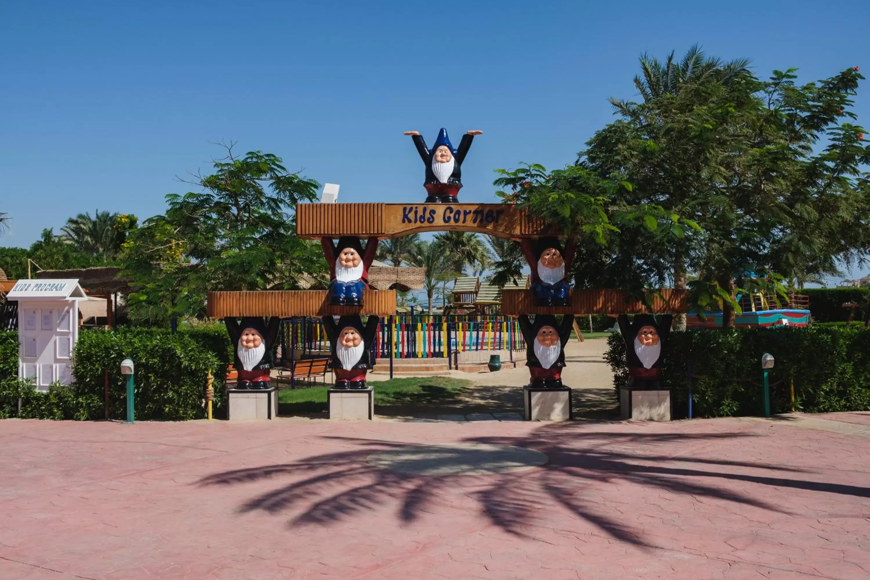 Children play ground in Desert Rose Resort