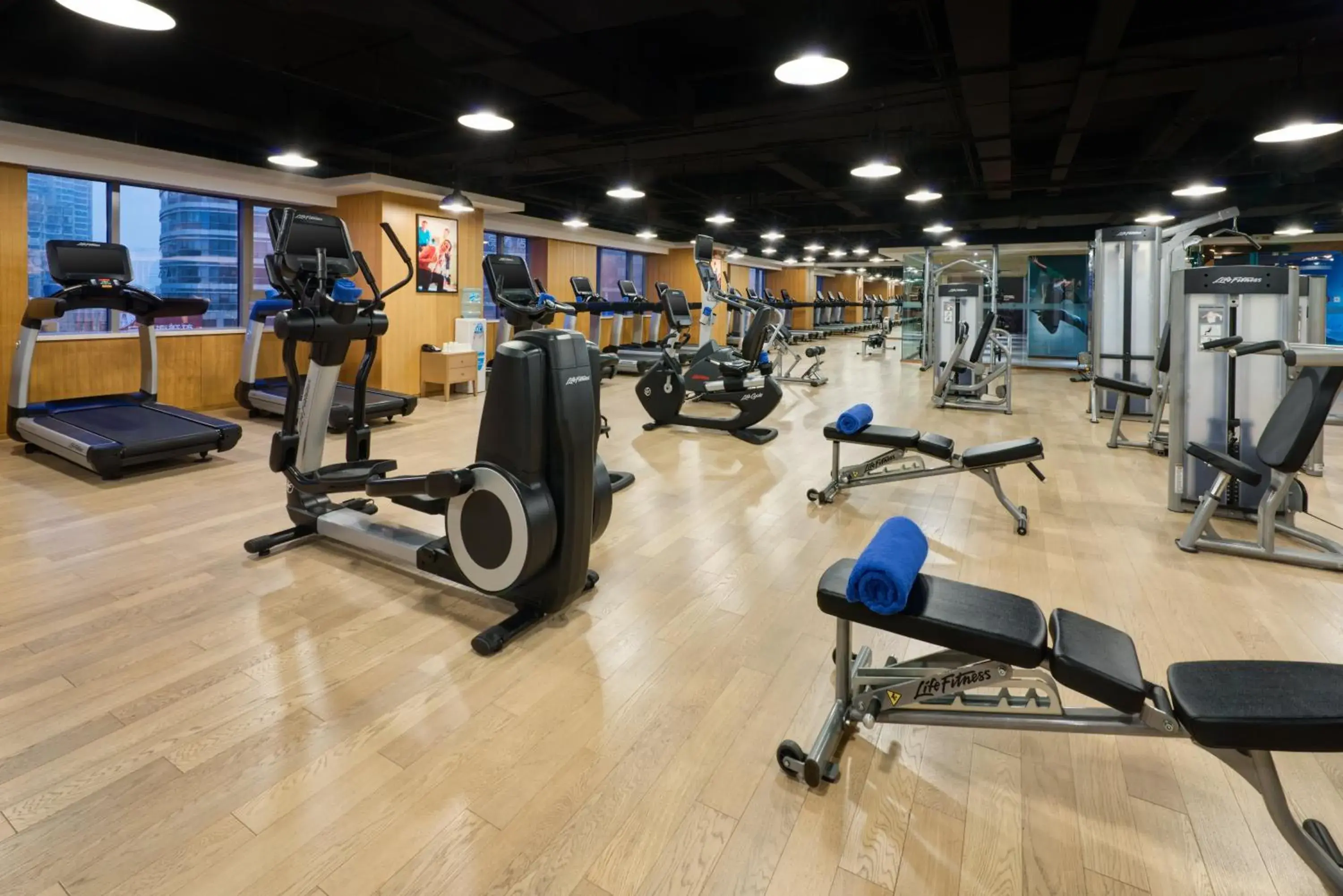 Fitness centre/facilities, Fitness Center/Facilities in Crowne Plaza Shanghai Noah Square, an IHG Hotel