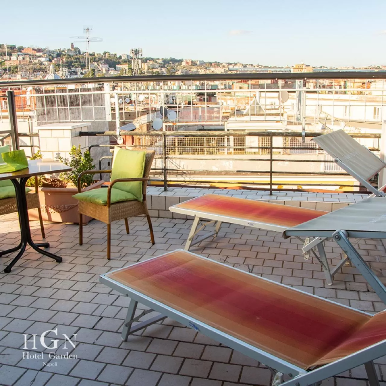 Balcony/Terrace in Hotel Garden Napoli