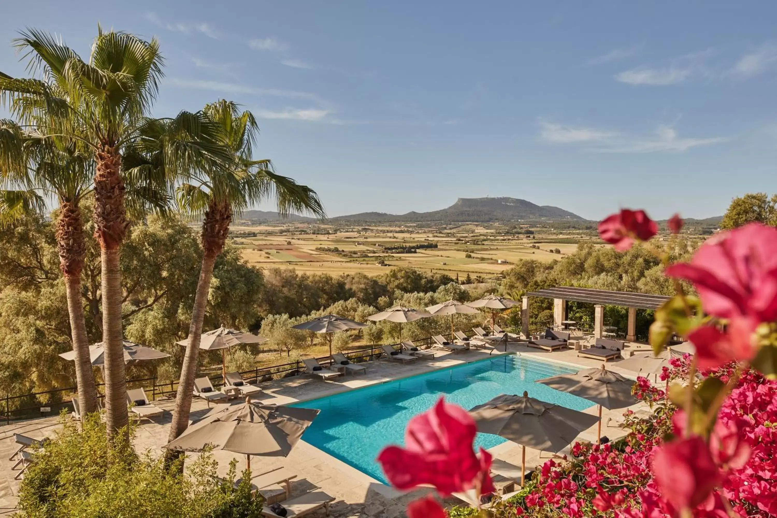 Pool View in Finca Serena Mallorca, Small Luxury Hotels