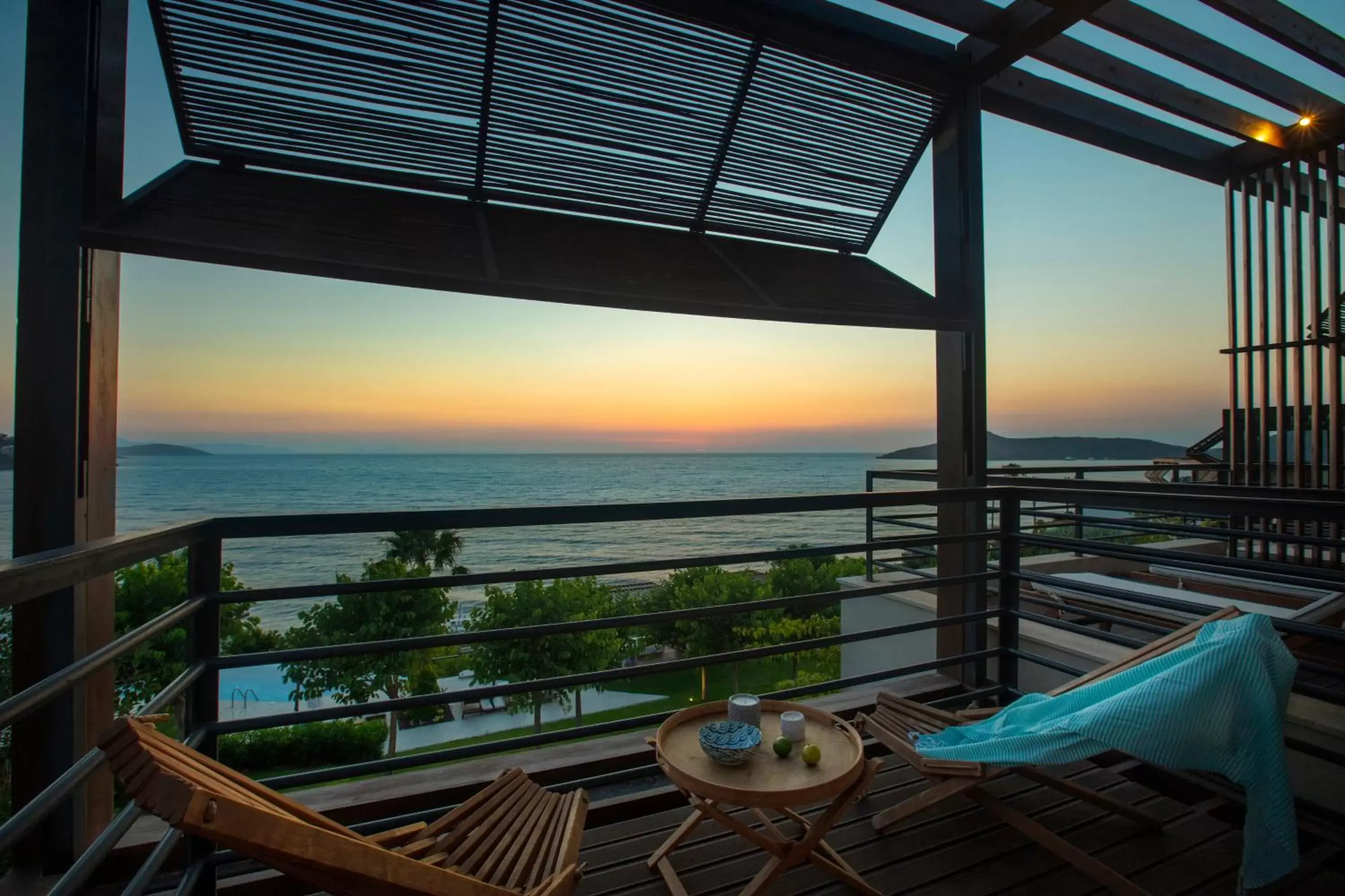 Balcony/Terrace in Allium Bodrum Resort & Spa