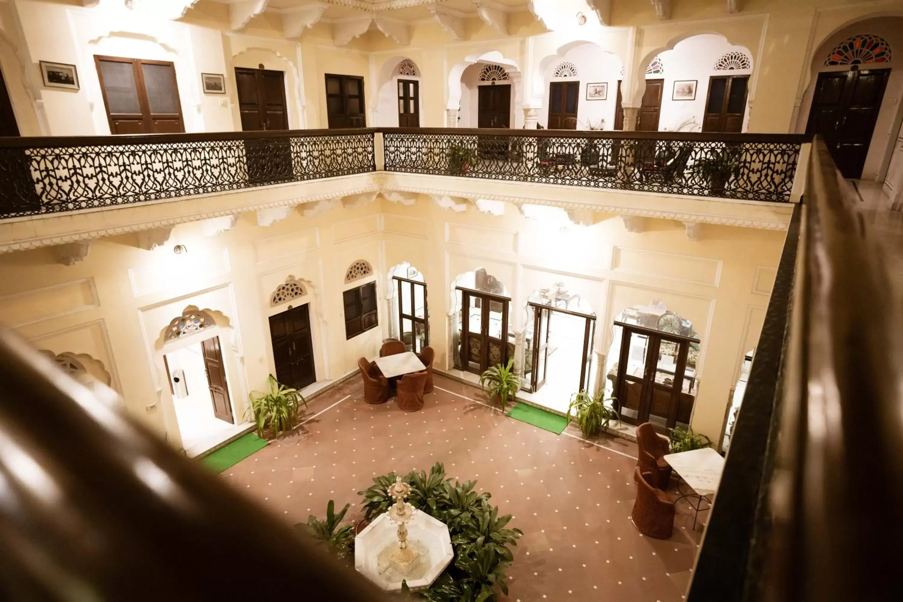 Seating area in Khandela Haveli - a Boutique Heritage Hotel